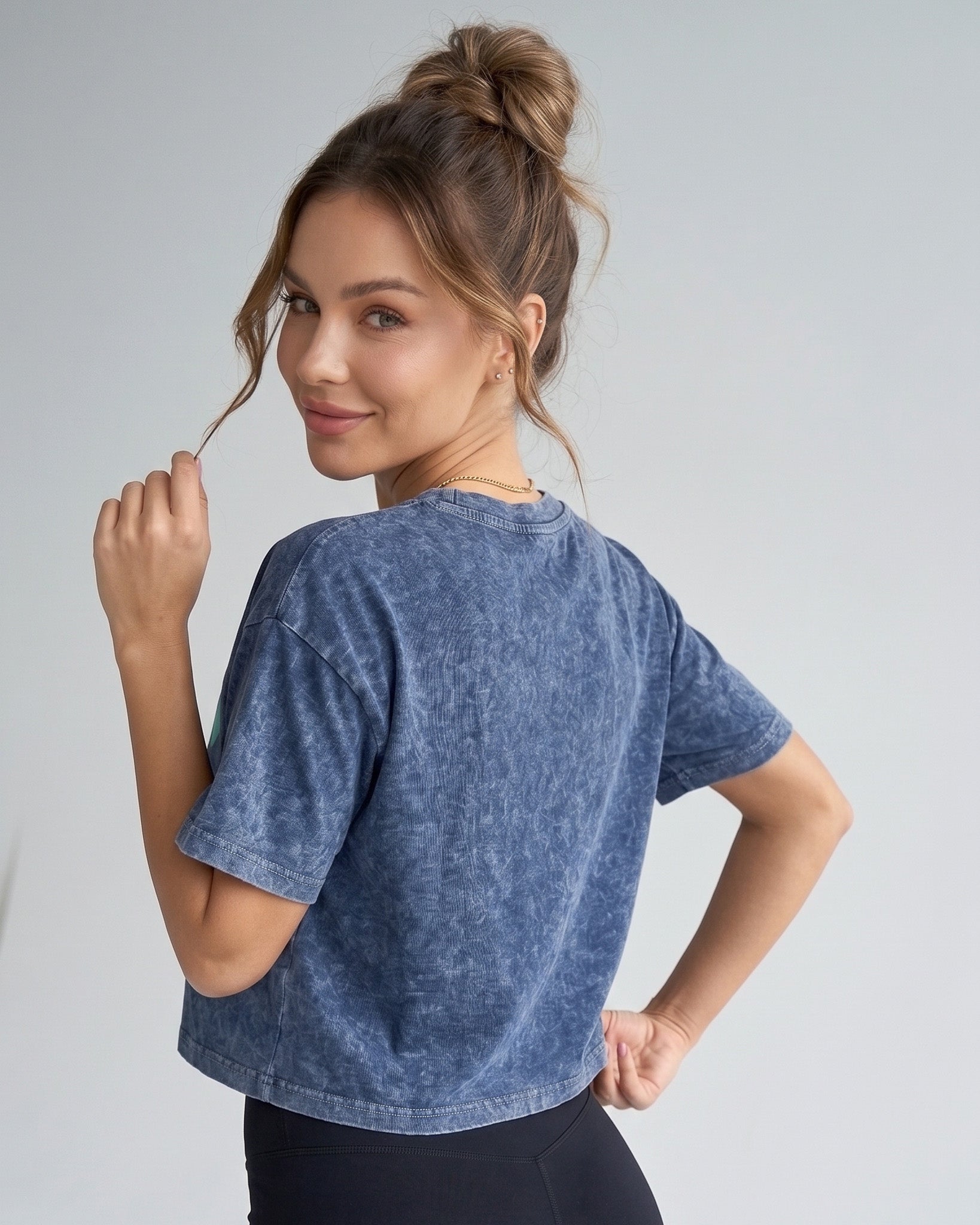 Polera Mujer Corazón Retro Gym - Ultra Suave Training - A365