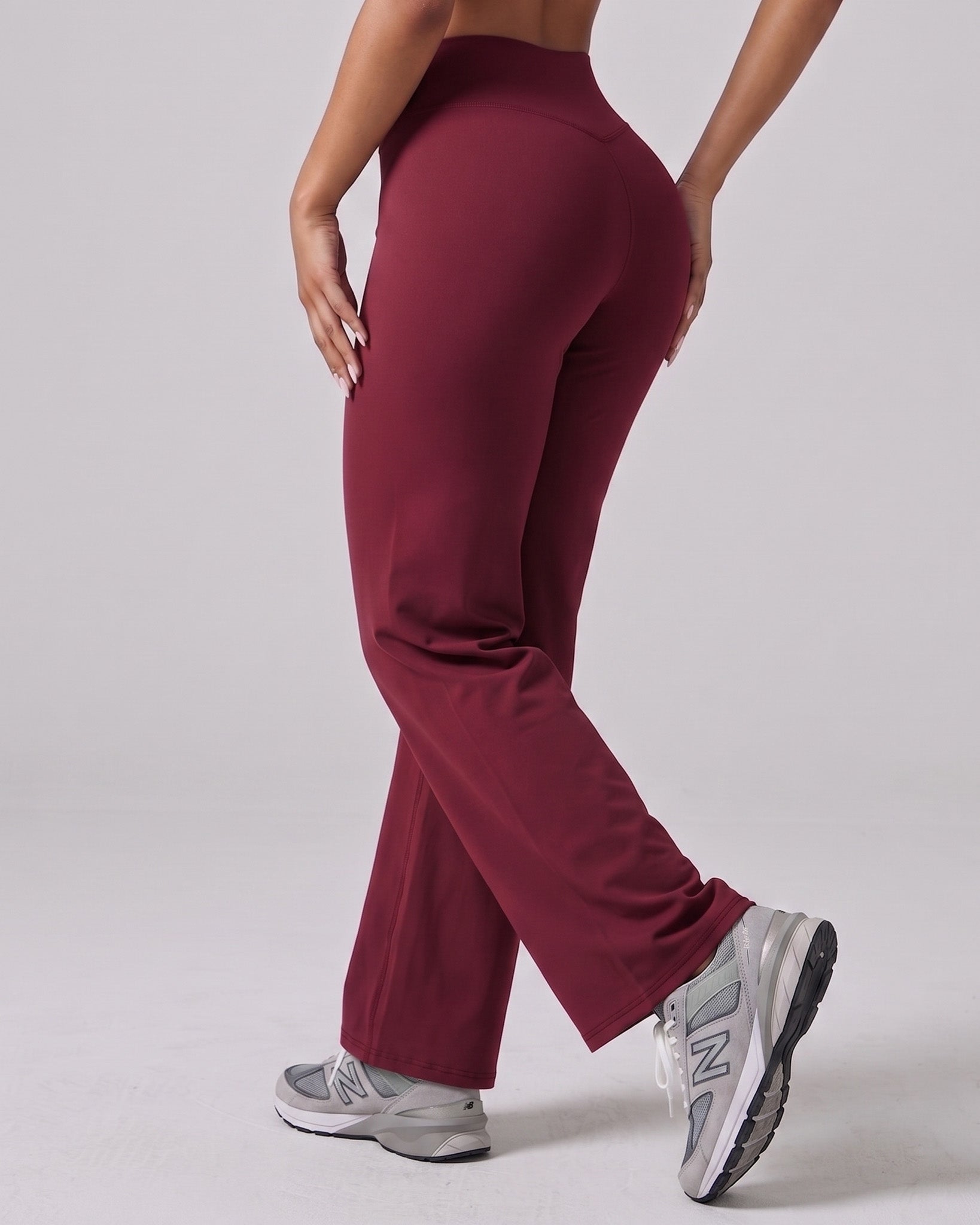 Pantalon Palazzo Baggy Mujer Tiro Alto Calidad Pro -A344