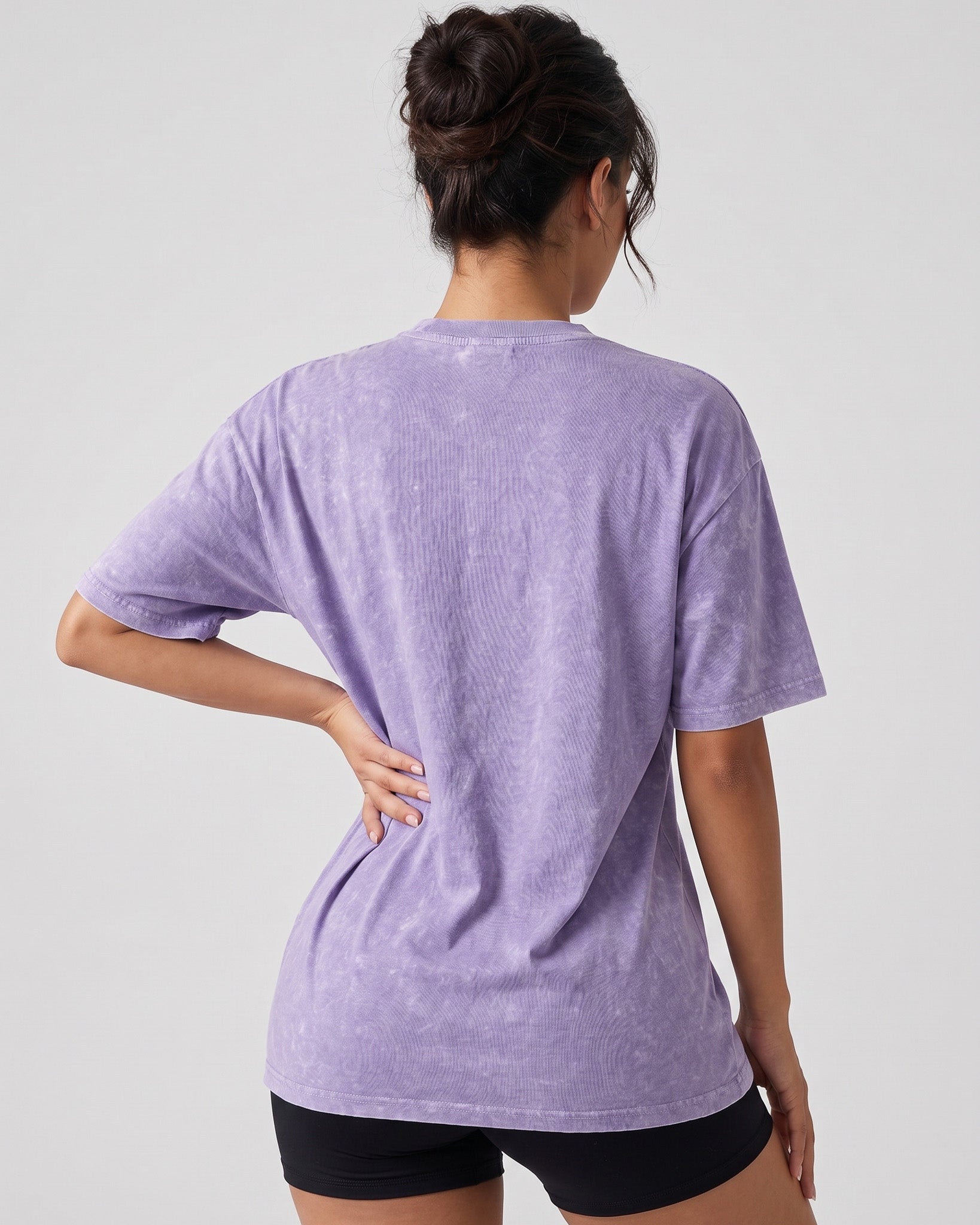 Polera Gym Oversize Mujer - Look Retro & Suave Prelavada - A366