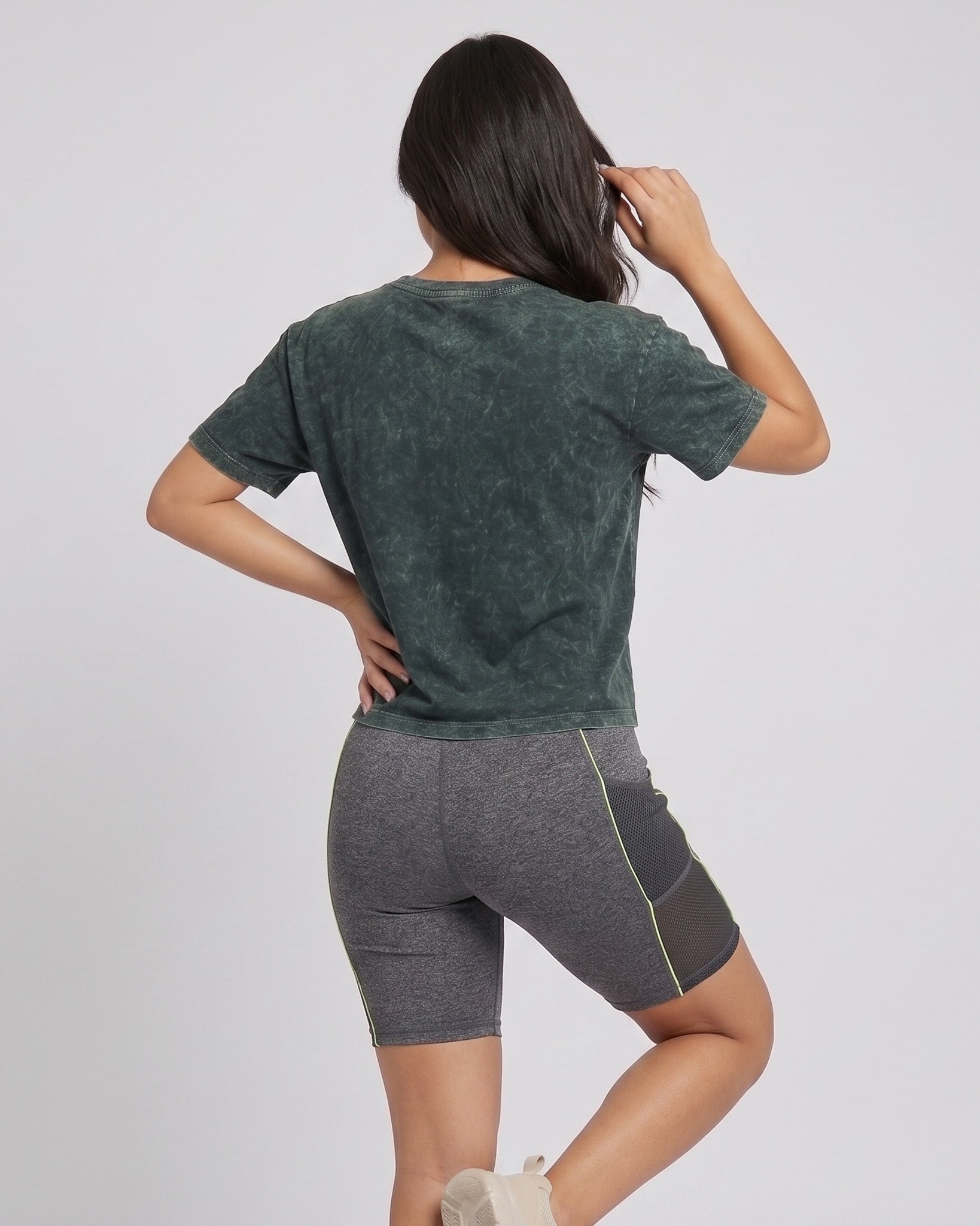 Polera Mujer Corazón Retro Gym - Ultra Suave Training - A365