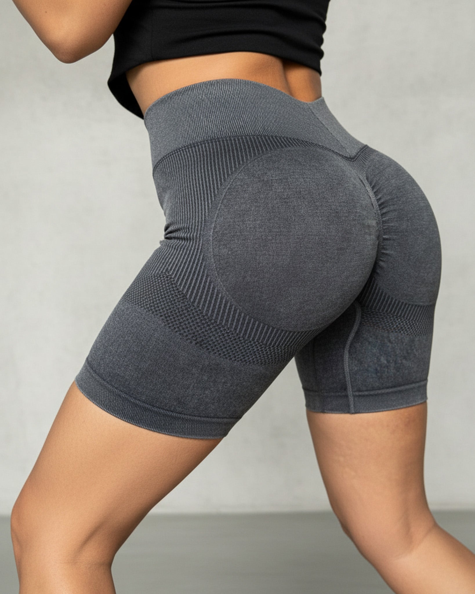 Short Deportivo para Mujer Prelavado con Push Up - YJ276