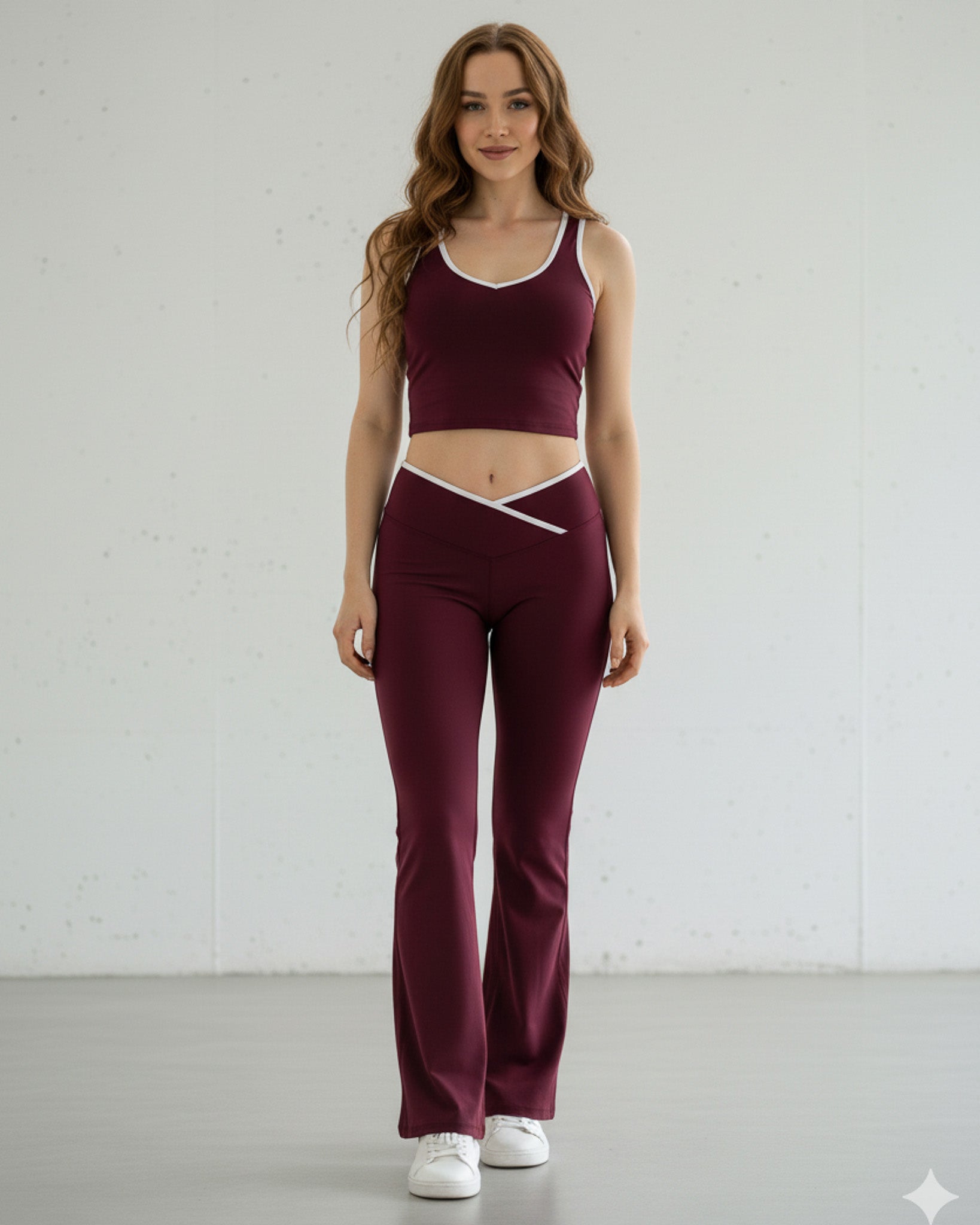 Conjunto Deportivo Mujer con Calza Flare Lúmina Sport - 3568