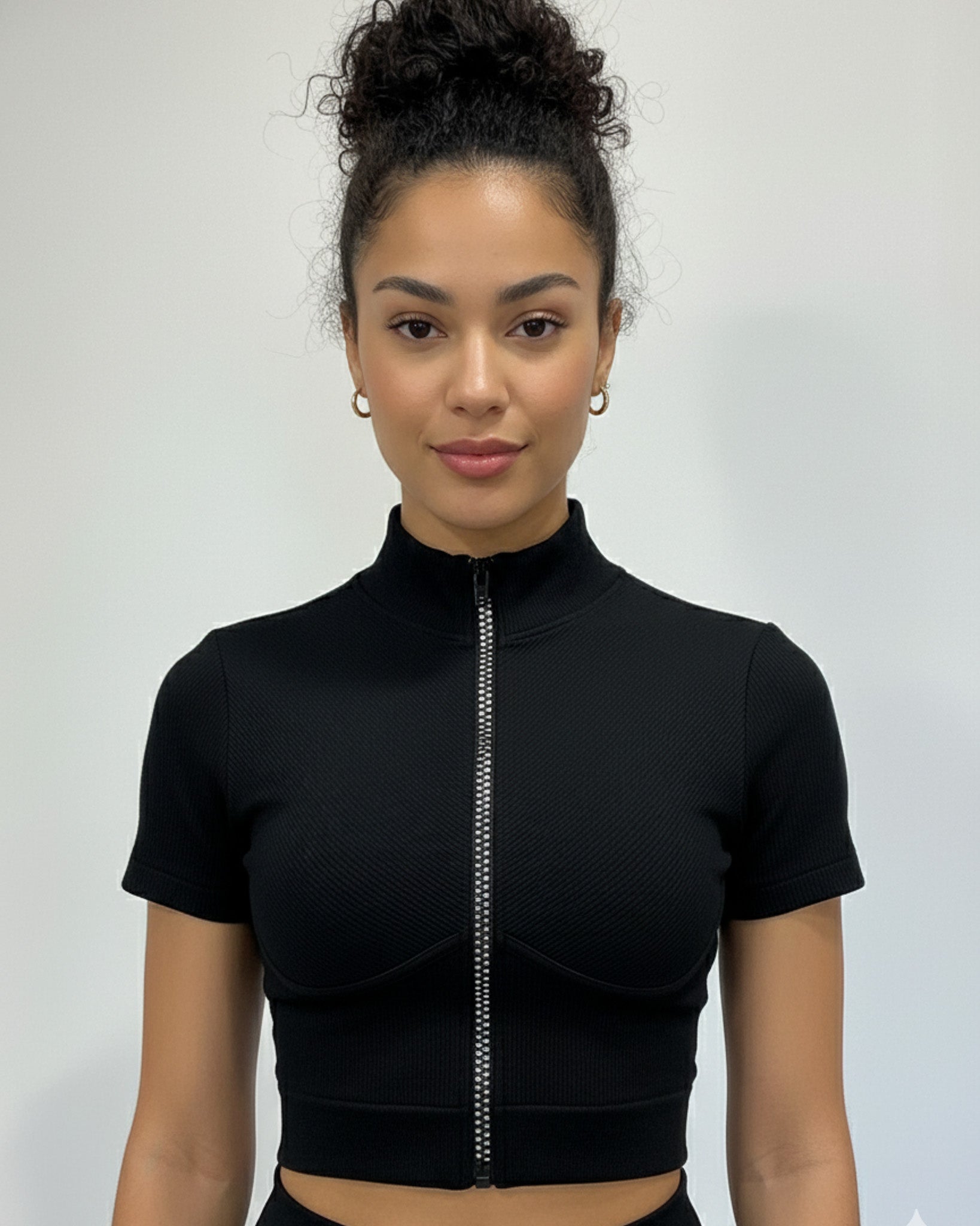 Peto Deportivo Mujer con Cuello Mao y Cierre - YJ265