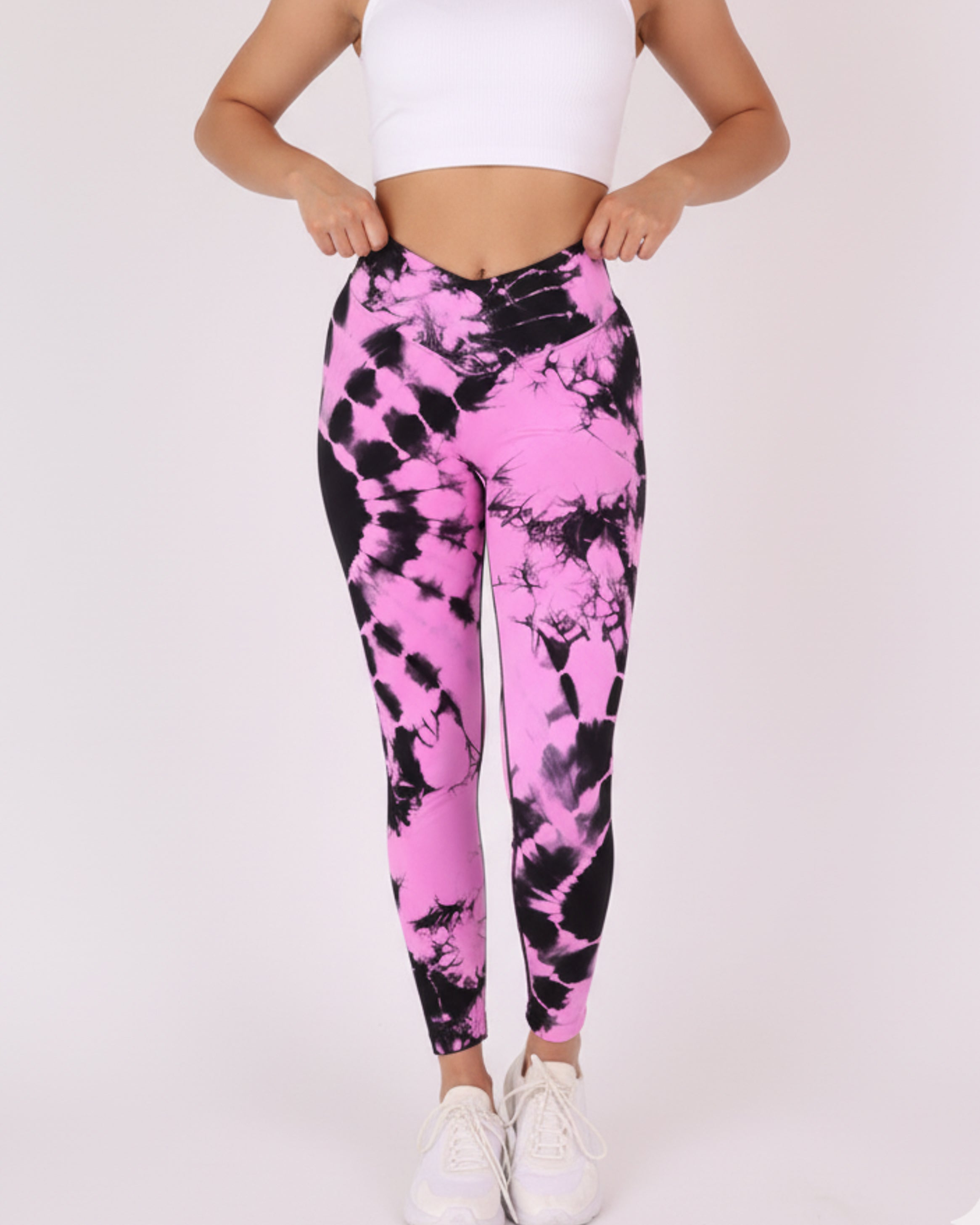 Calza Mandala Doble Levanta Cola - Pretina Cruzada Bx106