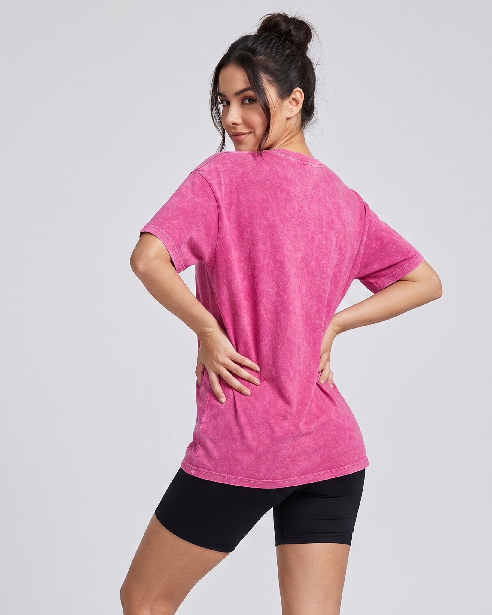 Polera Oversize Gym Time - Look Retro Aesthetic Prelavada - A366