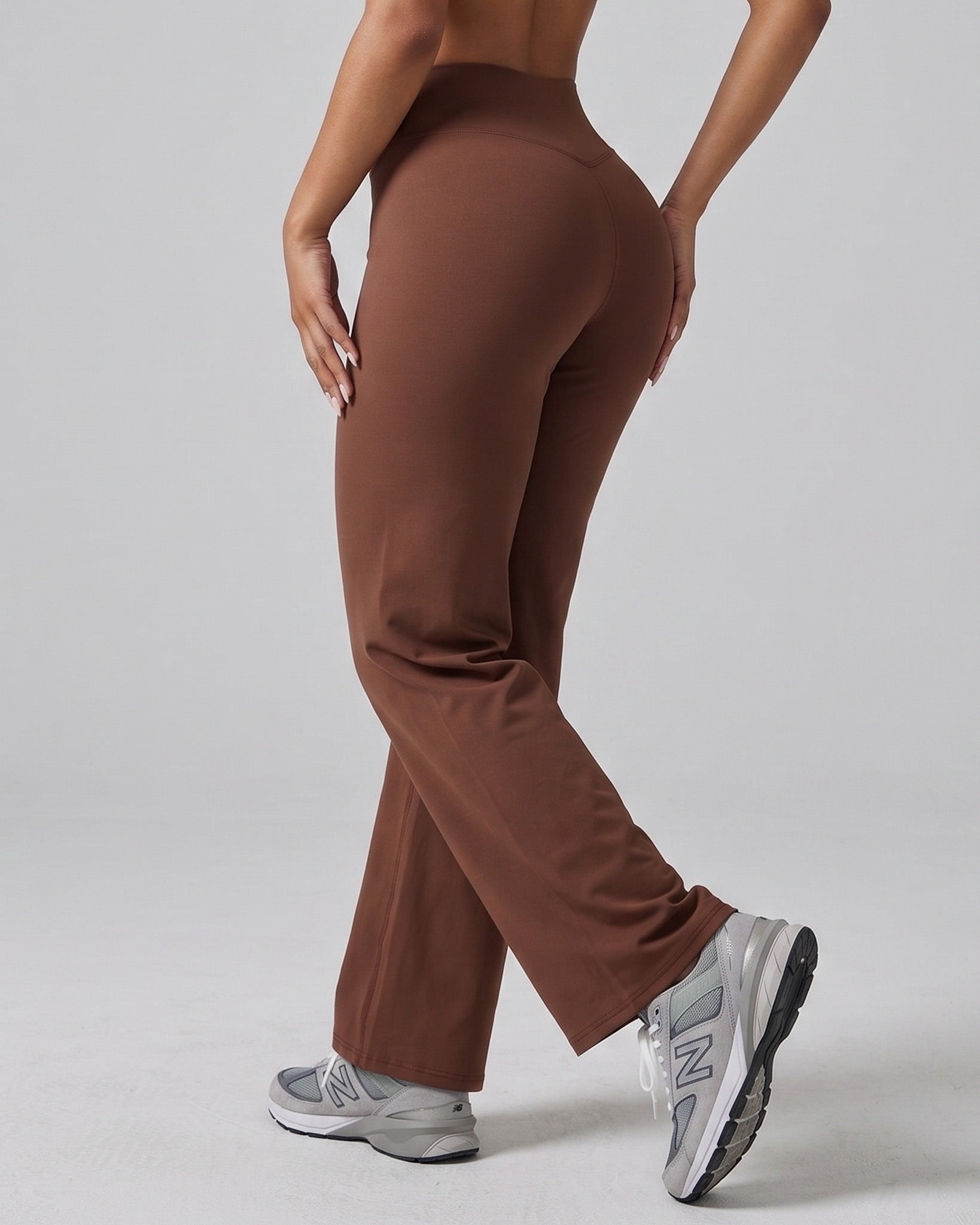Pantalon Palazzo Baggy Mujer Tiro Alto Calidad Pro -A344