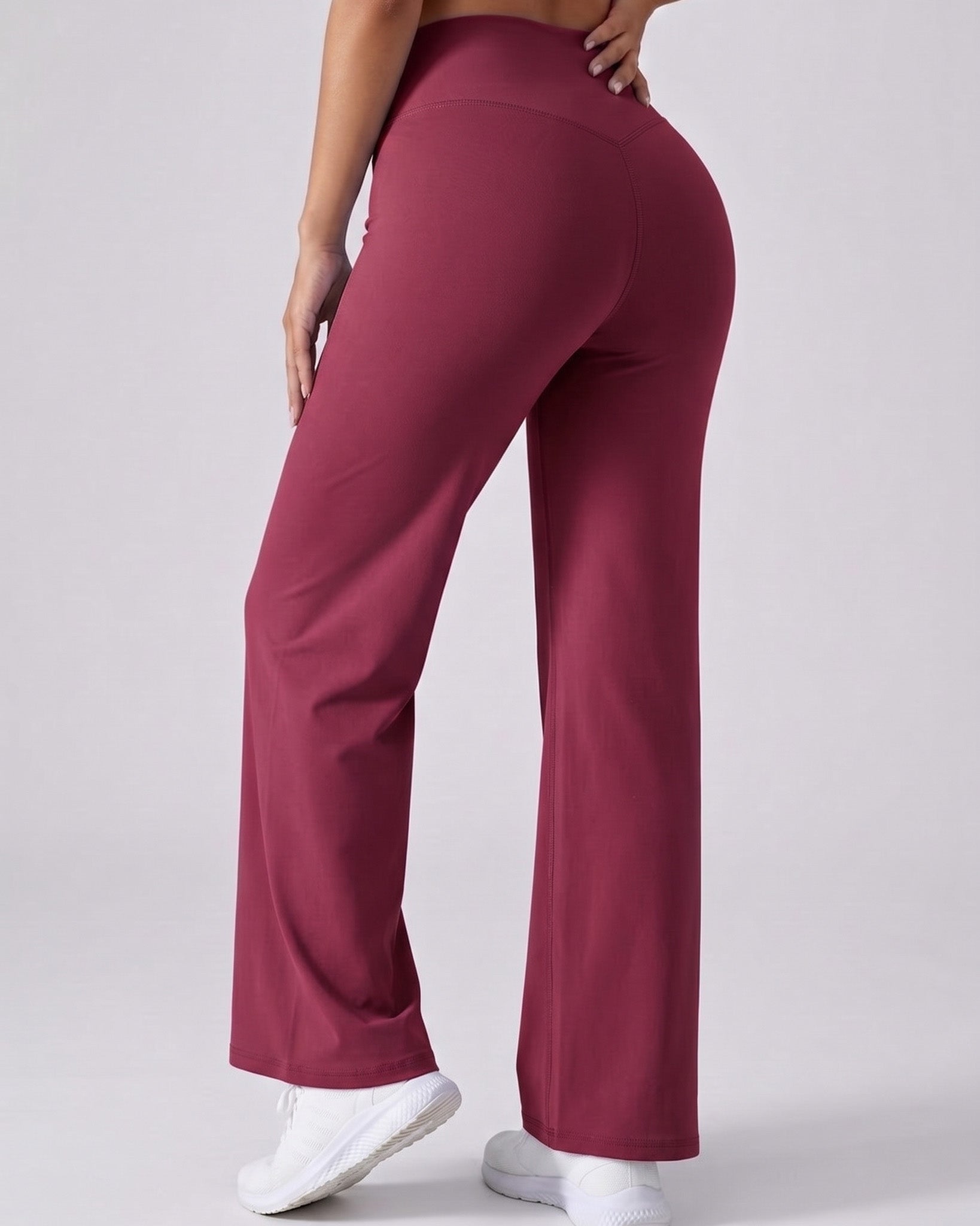 Pantalon Palazzo Baggy Mujer Tiro Alto Calidad Pro -A344