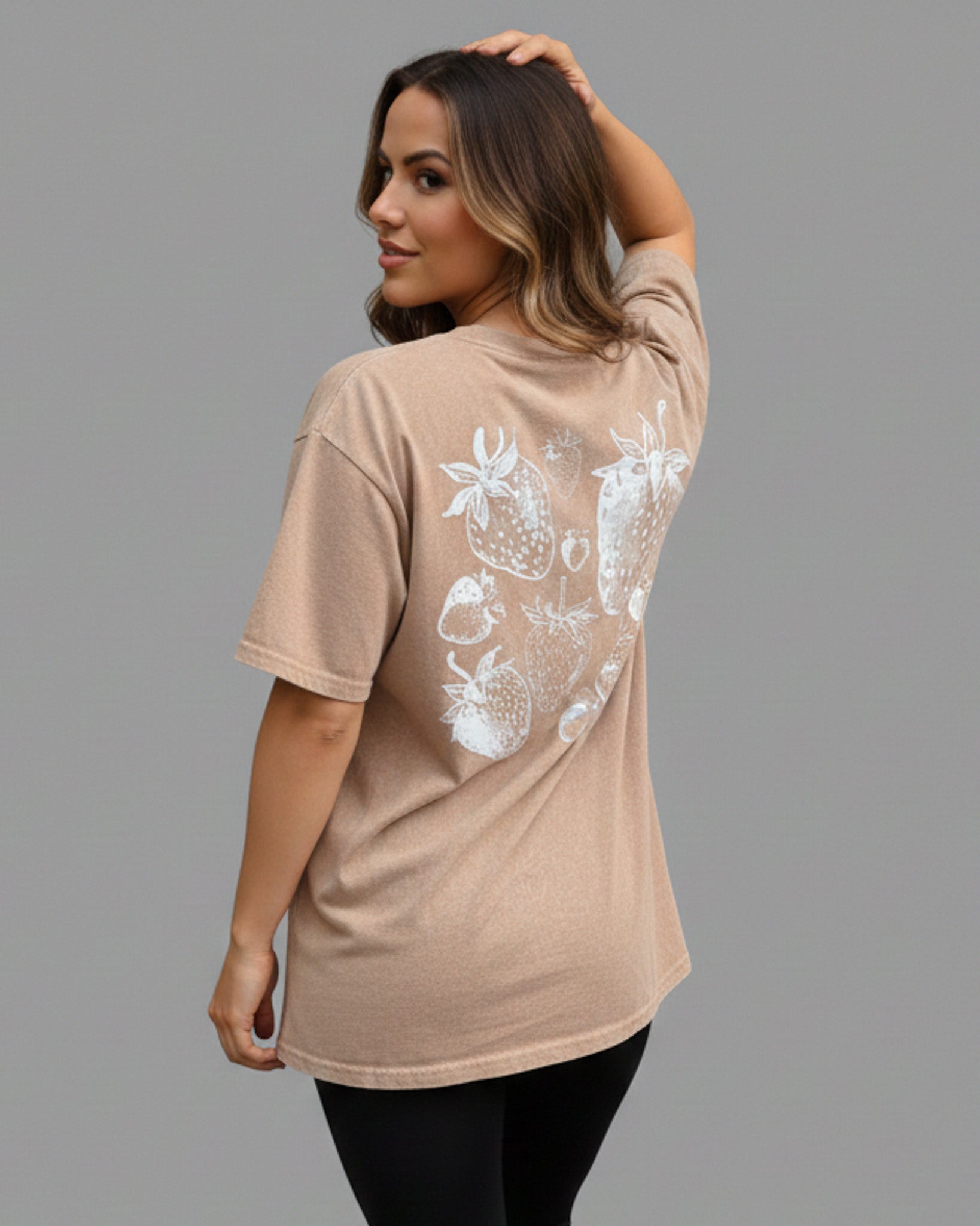 Polera Oversize para Dama Pre Lavado Manga Corta - ZM2527