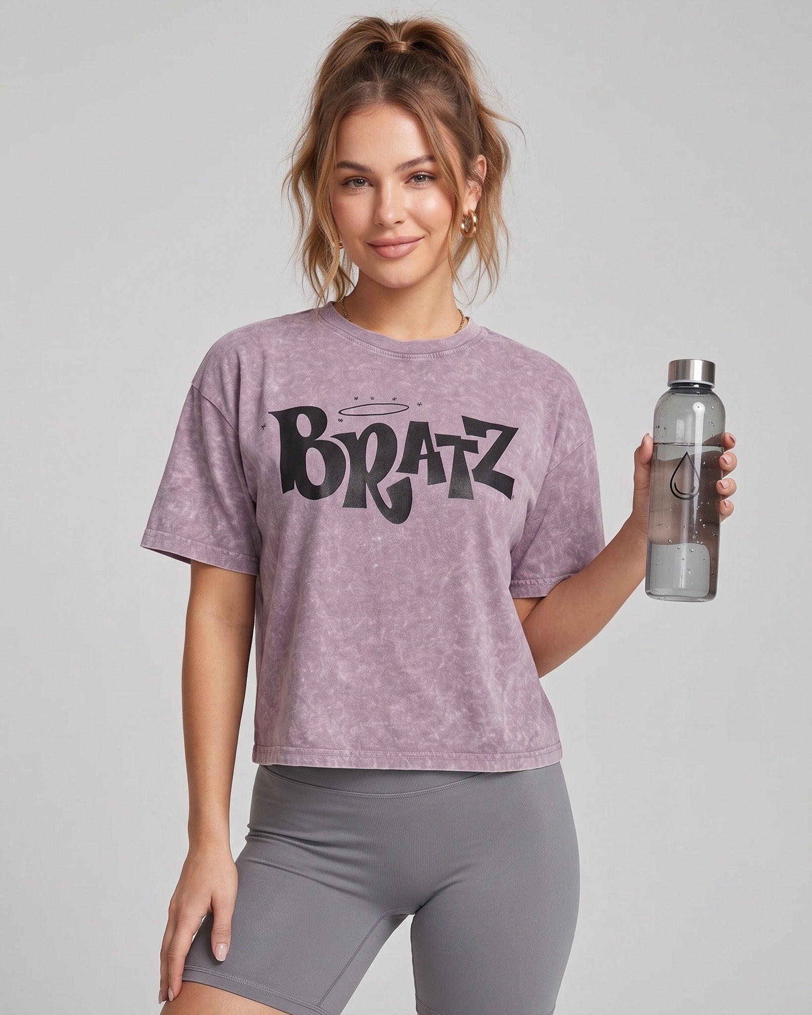 Polera Mujer Bratz - Look Retro Gym Prelavada Sport - A365
