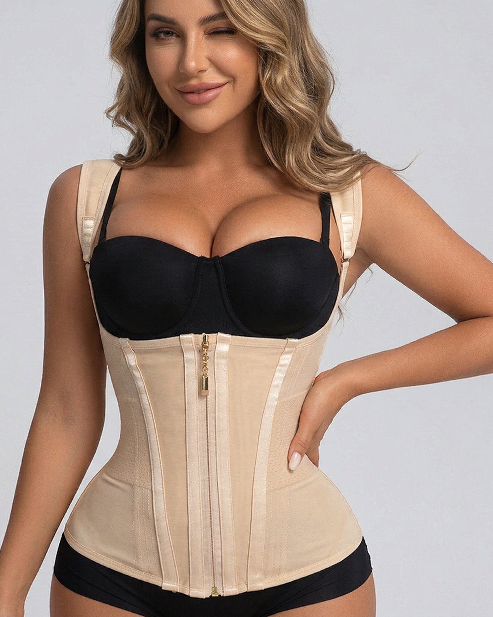 Faja Chaleco Moldeadora Calidad Superior: Reduce y Corrige - QS1043