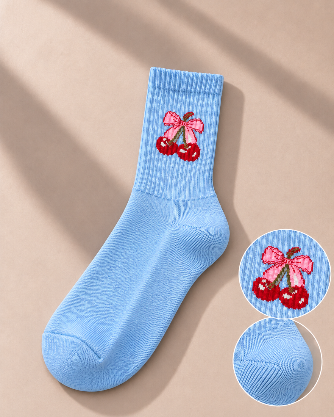Calcetines Deportivos Cerezas - MD23