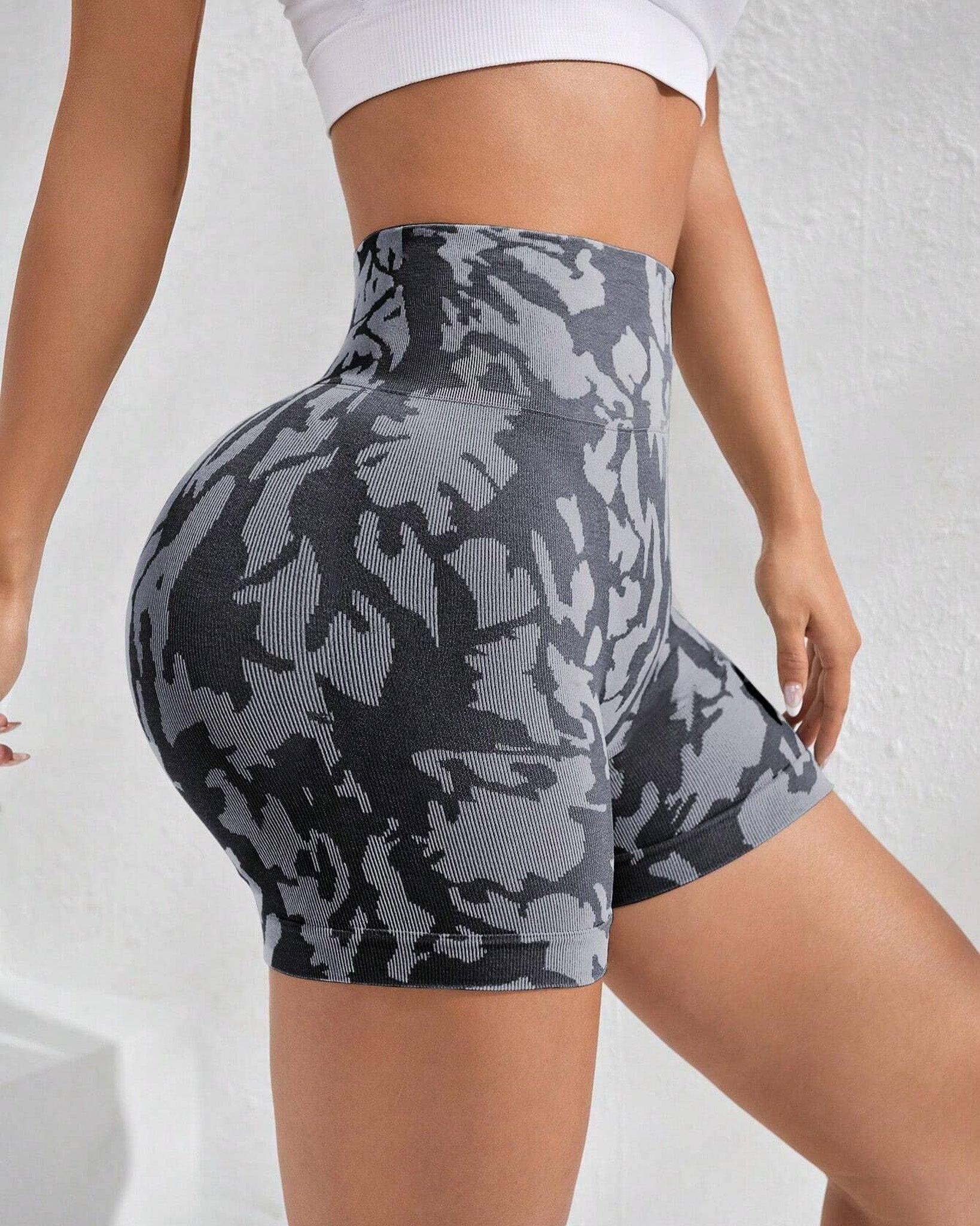 Short Deportivo Mujer Animal Print Moda Levanta Cola Push Up - YY362