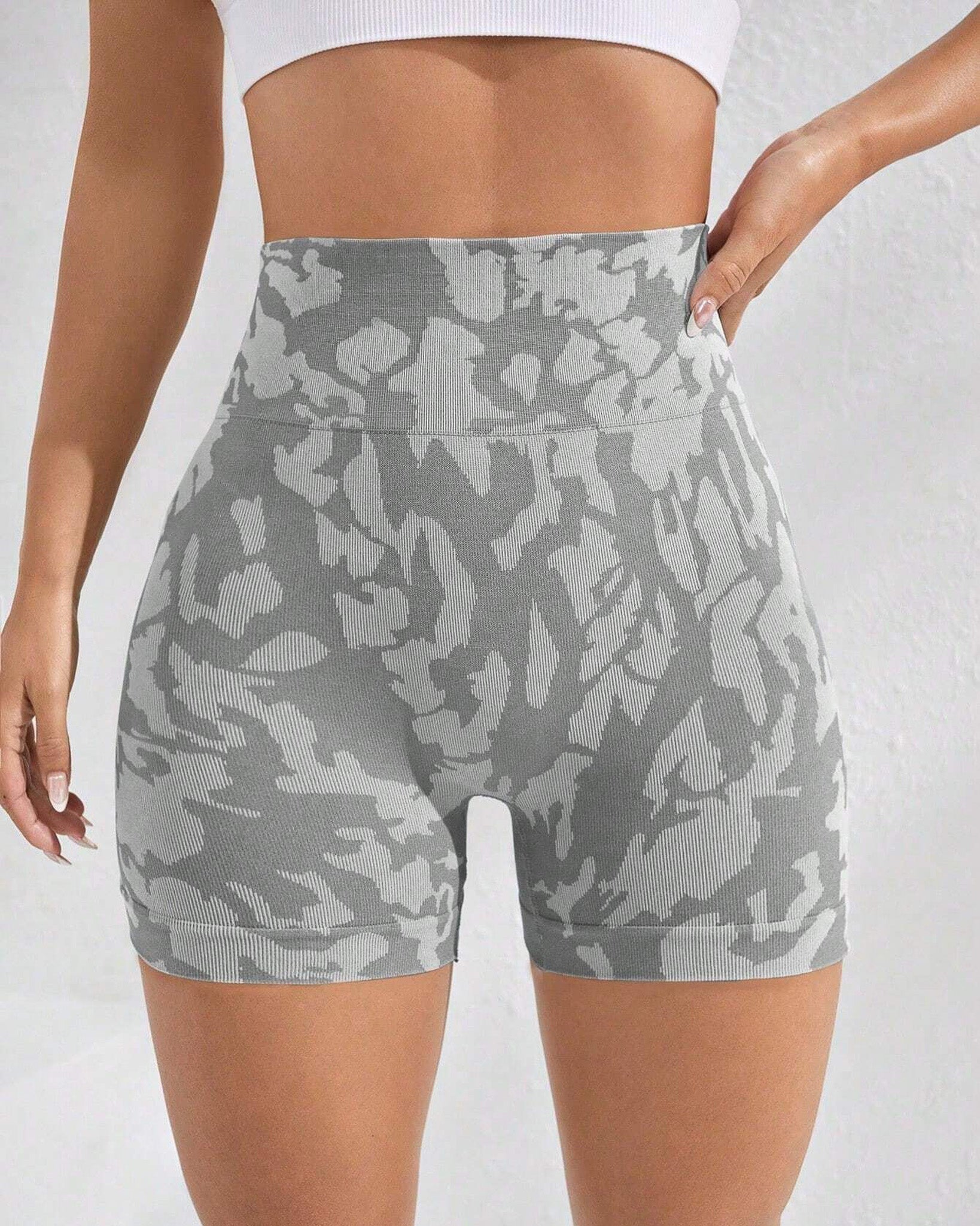 Short Deportivo Mujer Animal Print Moda Levanta Cola Push Up - YY362