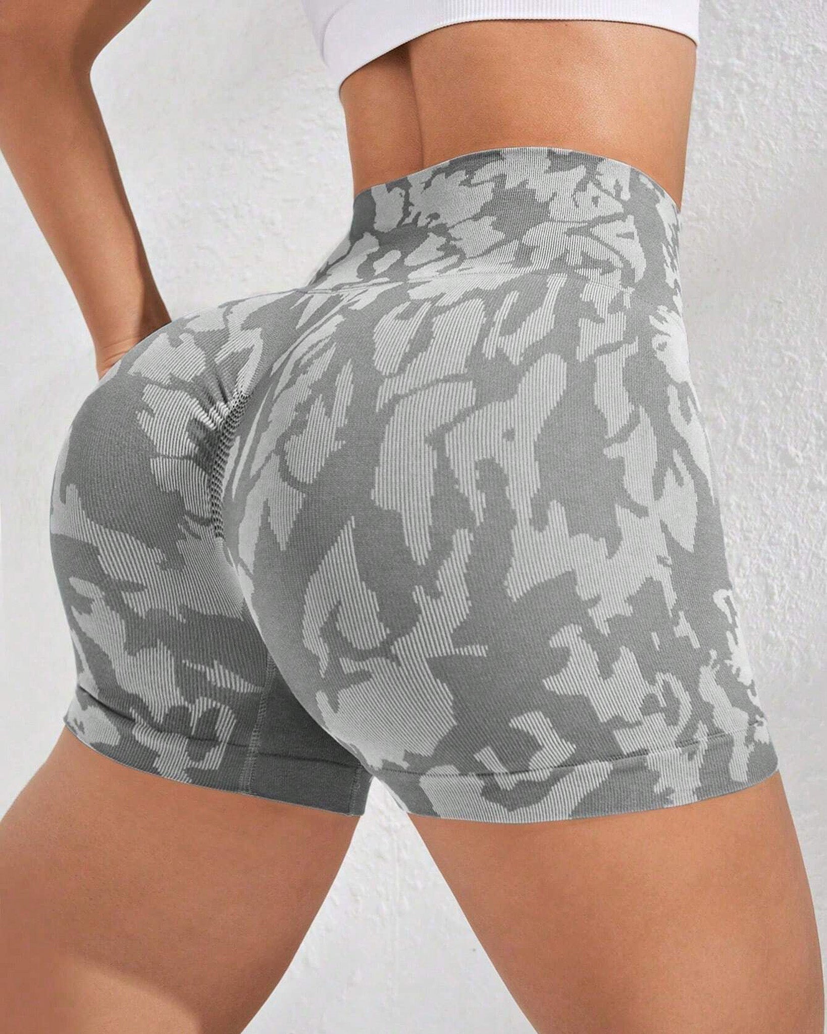 Short Deportivo Mujer Animal Print Moda Levanta Cola Push Up - YY362