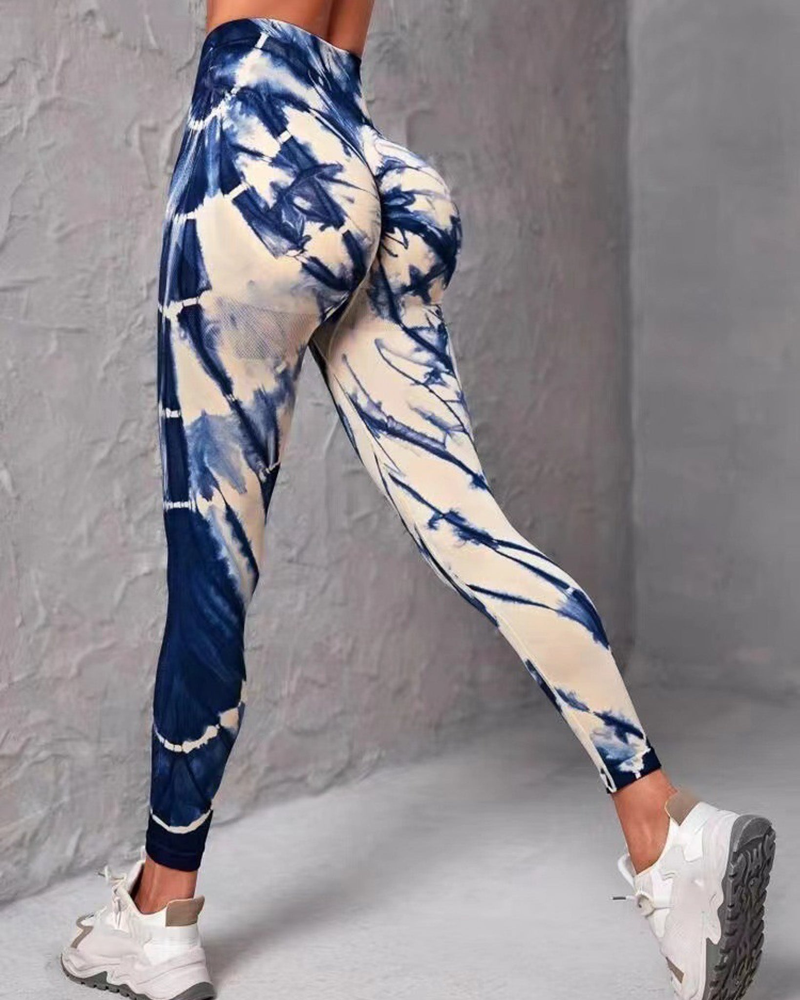 Leggins Calzas Deportivas Manchada Push Up