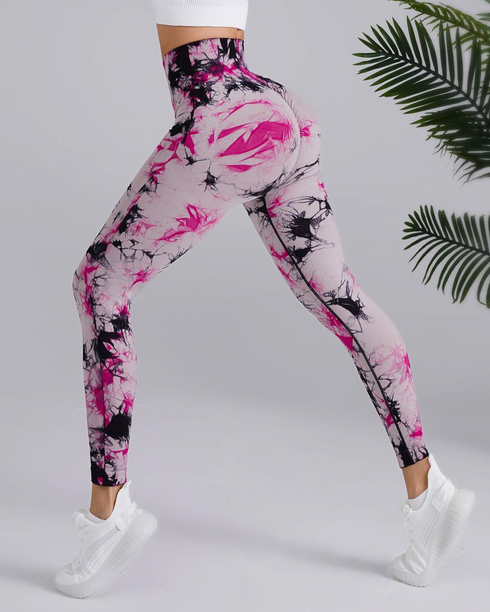 Calzas Deportiva Sin Costura Con Efecto Push Up