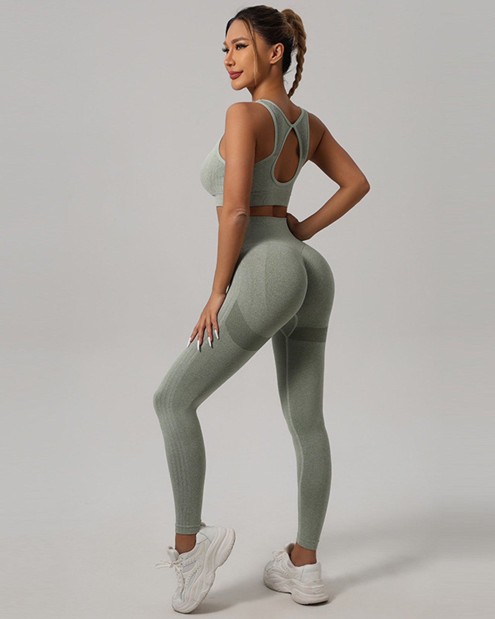 Conjunto Deportivo Fitness, Yoga Para Mujer 100% Premium