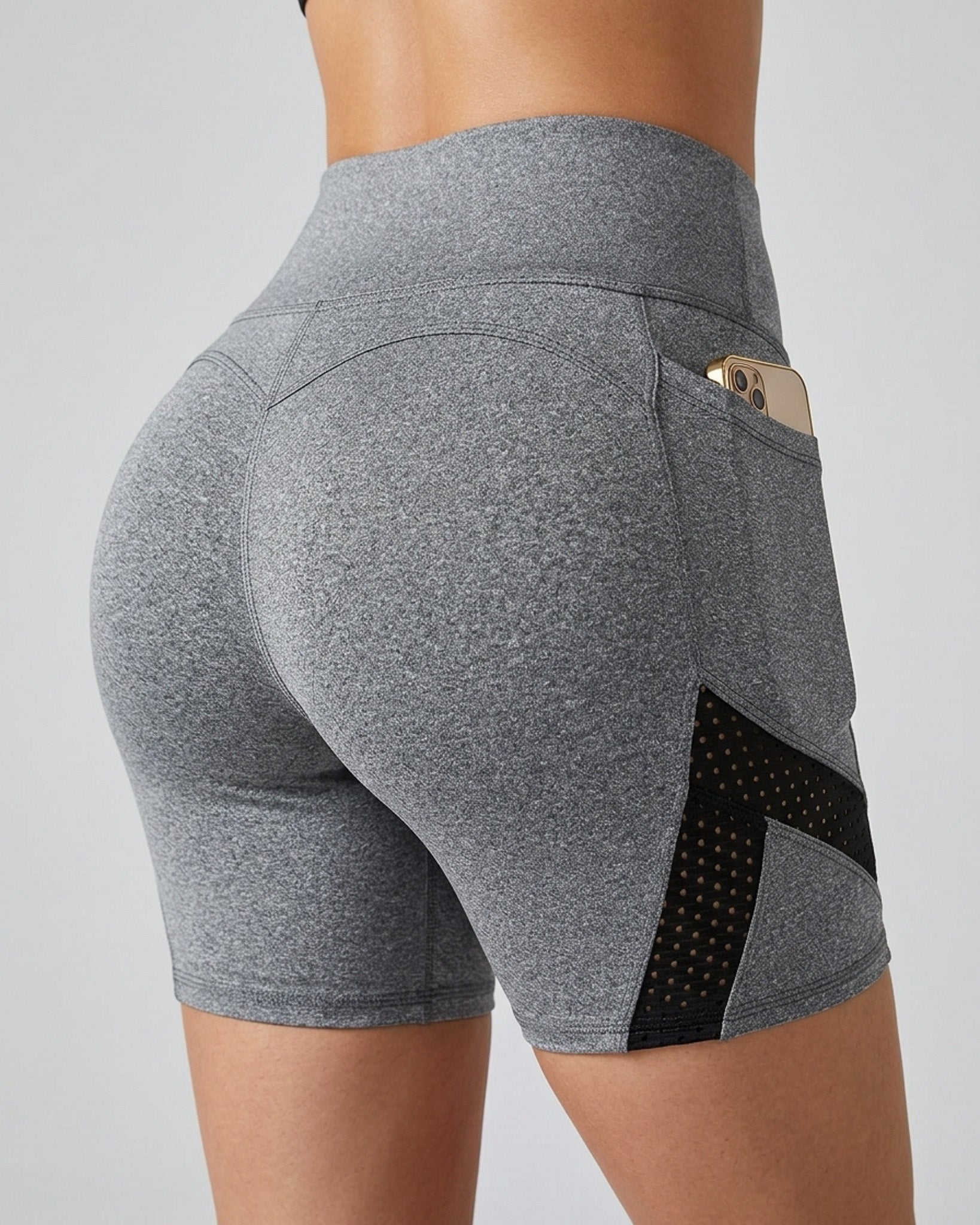 Short Pro Impacto - Bolsillos, Mallas y Efecto Moldeador - A354