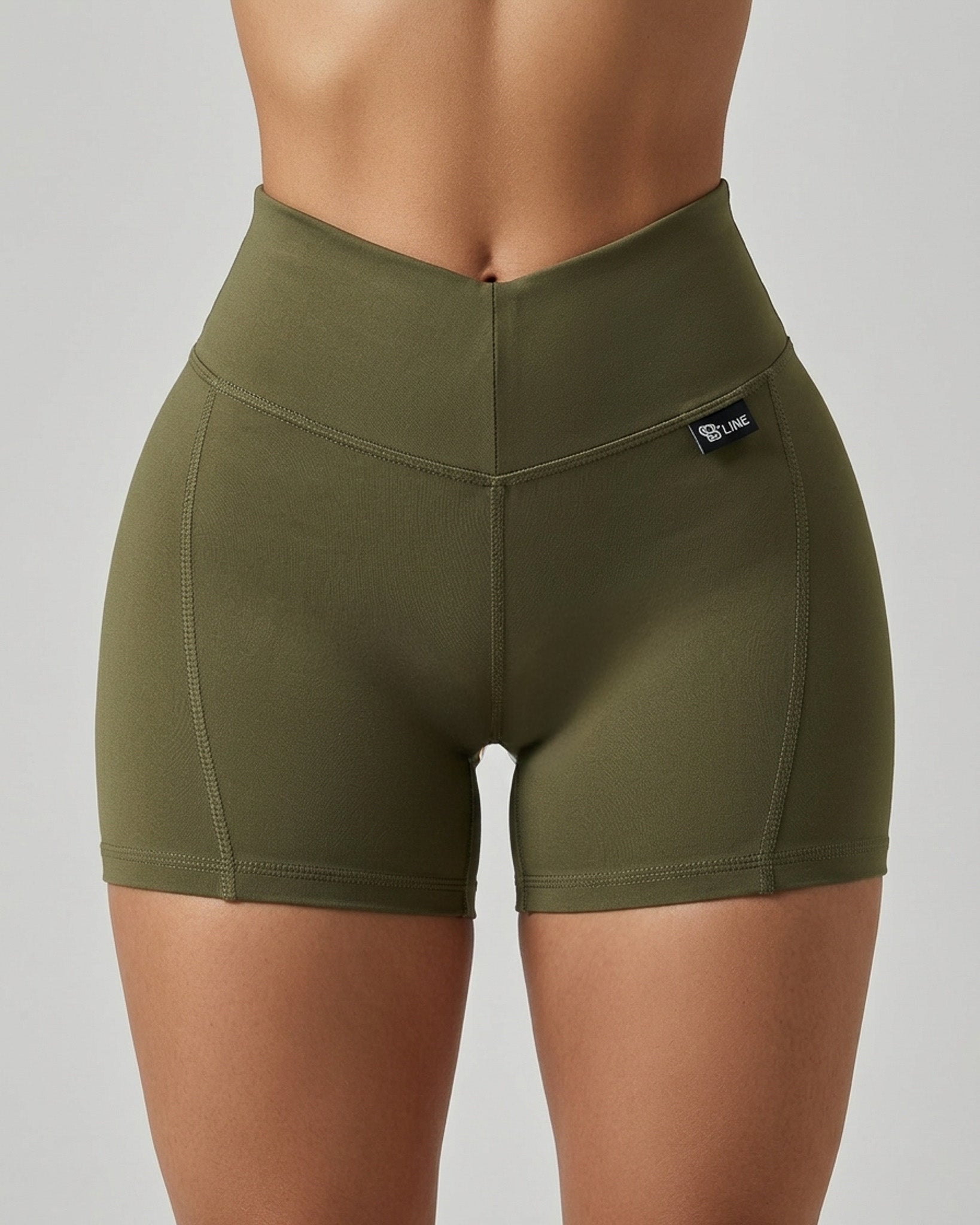 Short Efecto Pum Pum Corazón Realce Extremo y Tiro Alto - A351