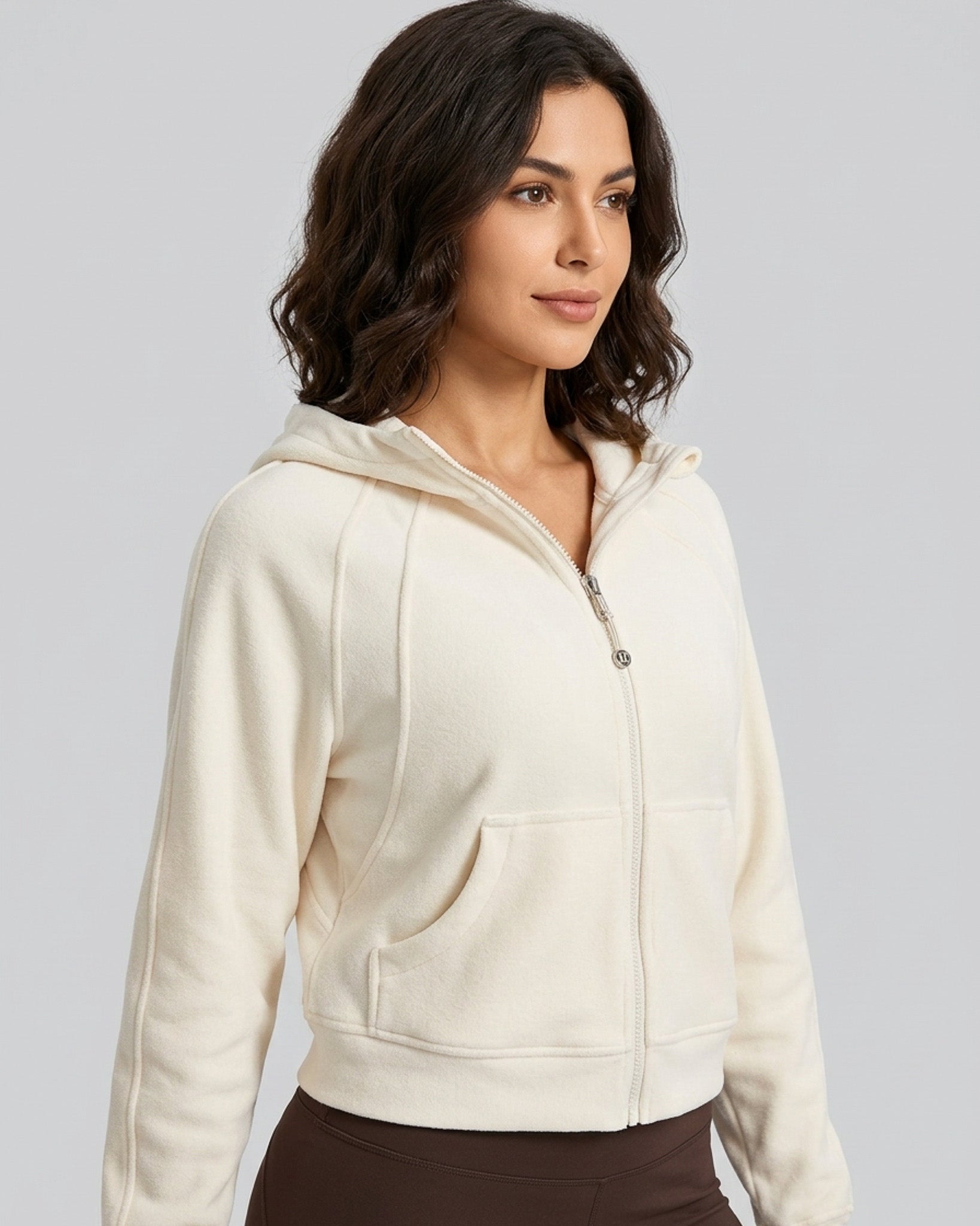 Chaqueta Oversize Con Cierre Gorro Tendencia Calidad Pro - LQ1002