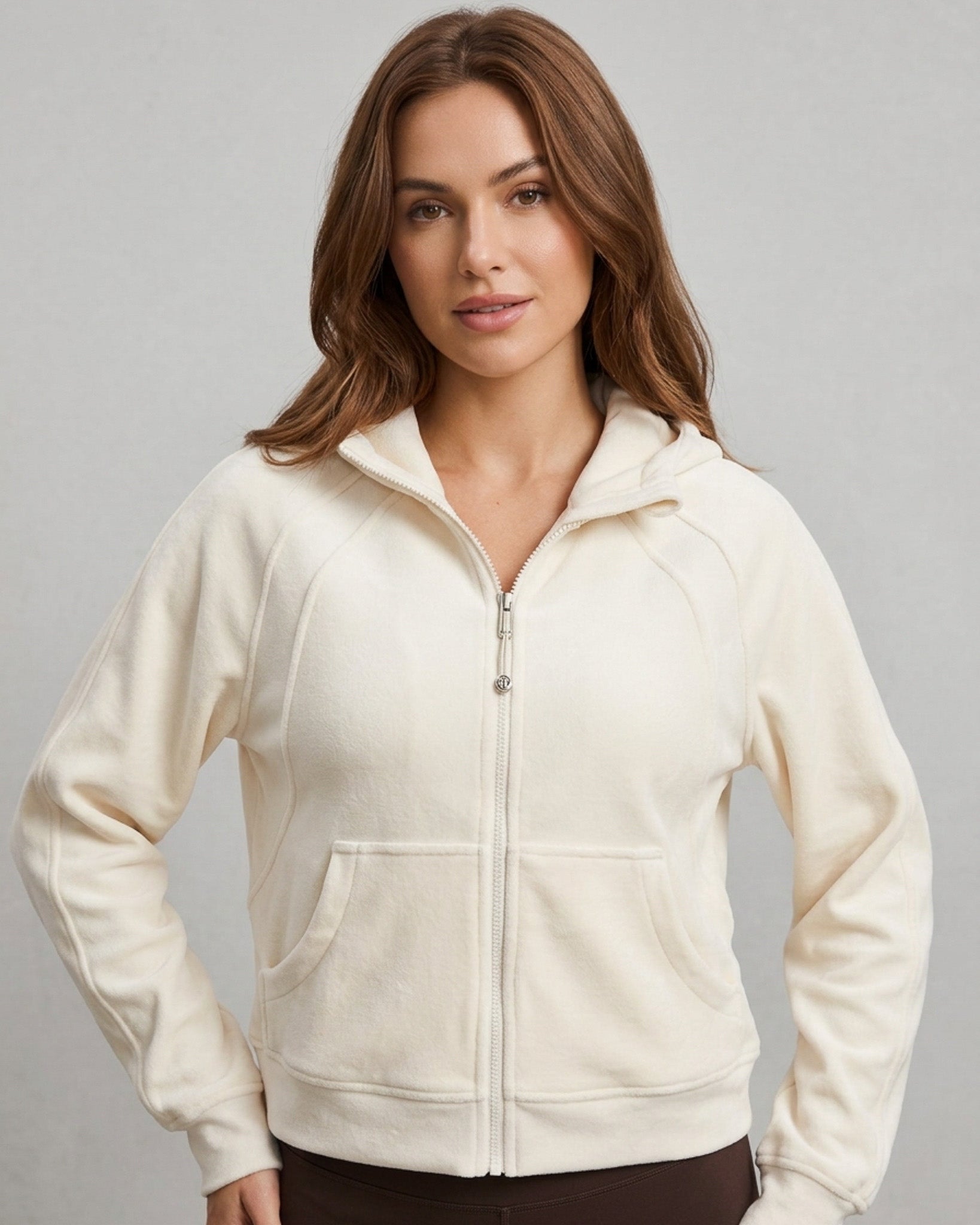 Chaqueta Oversize Con Cierre Gorro Tendencia Calidad Pro - LQ1002