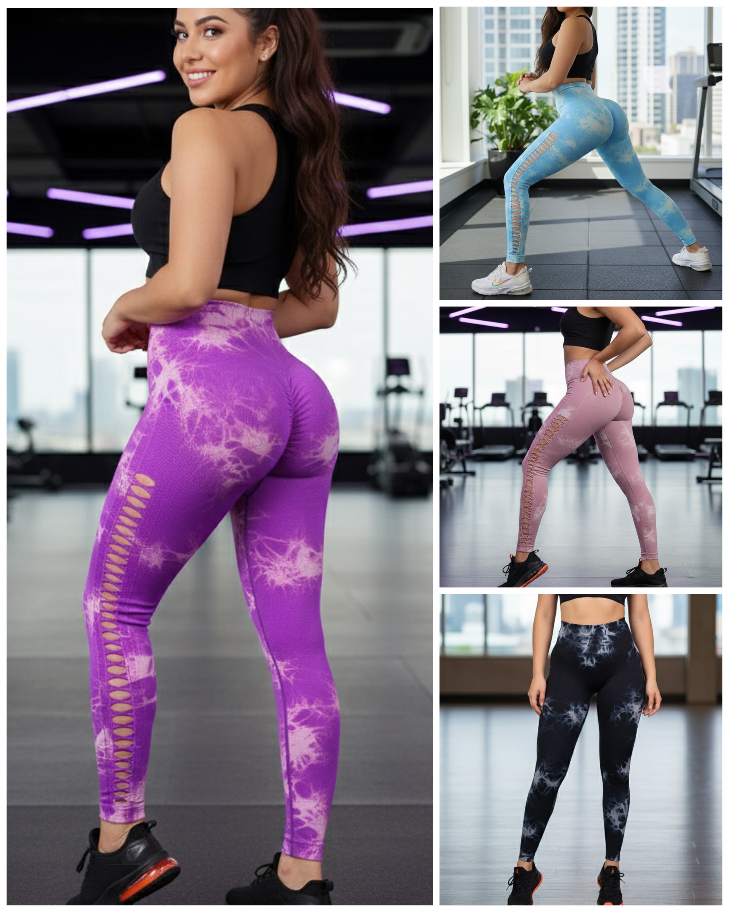 Pack 4 Calzas Deportivas Push Up / Calidad Premium - Yj148