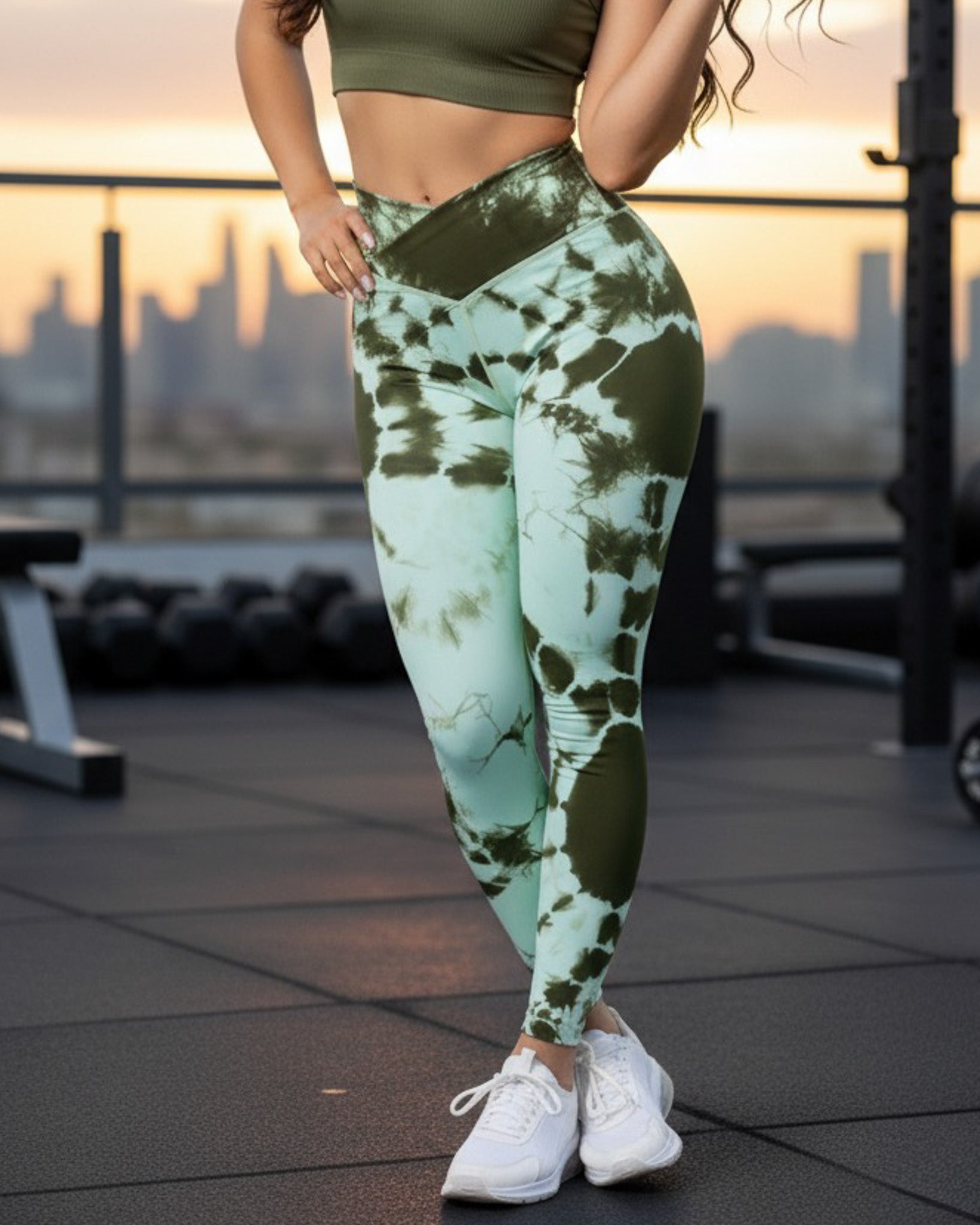 Calza Mandala Doble Levanta Cola - Pretina Cruzada Bx106