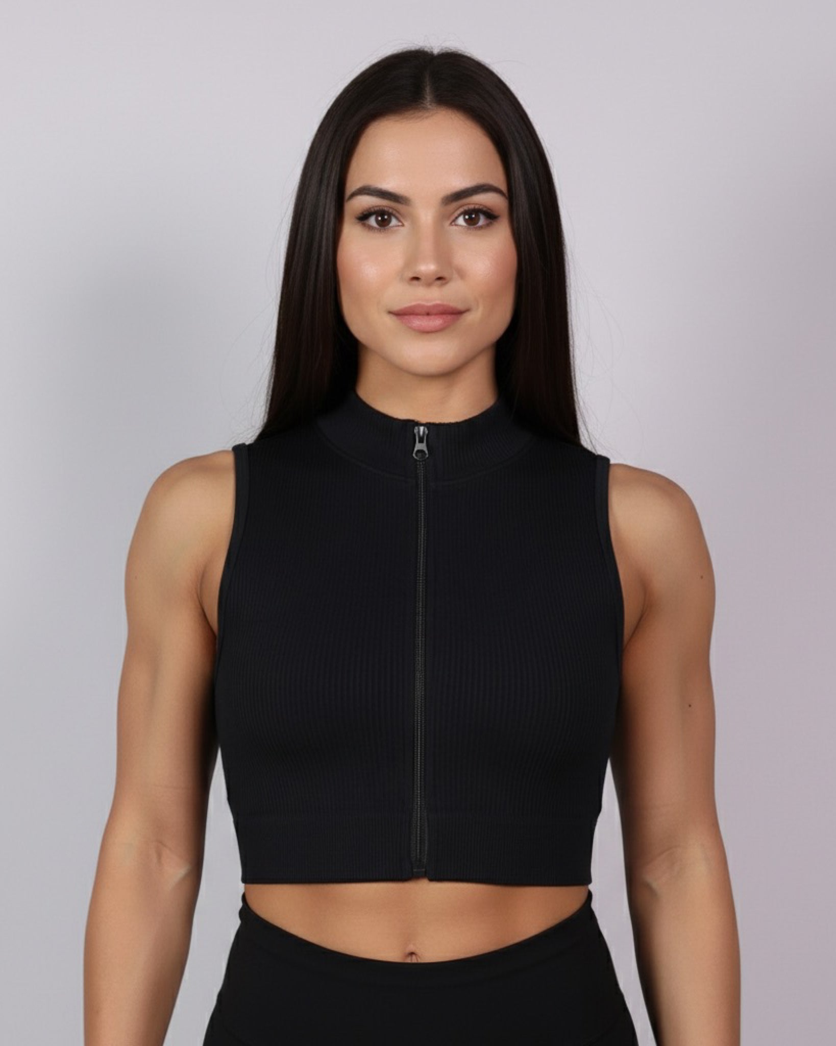 Peto Top Deportivo mujer con cierre - YJ179