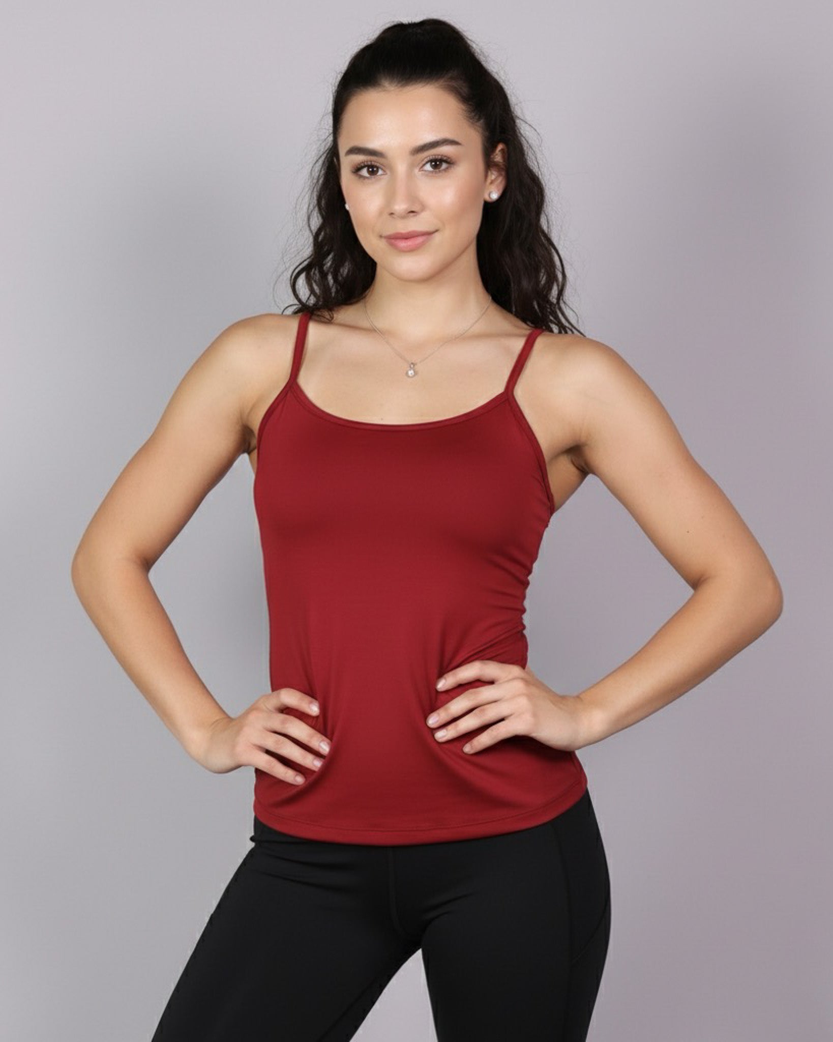 Polera Top De Mujer Sin Mangas Fibra Bambú