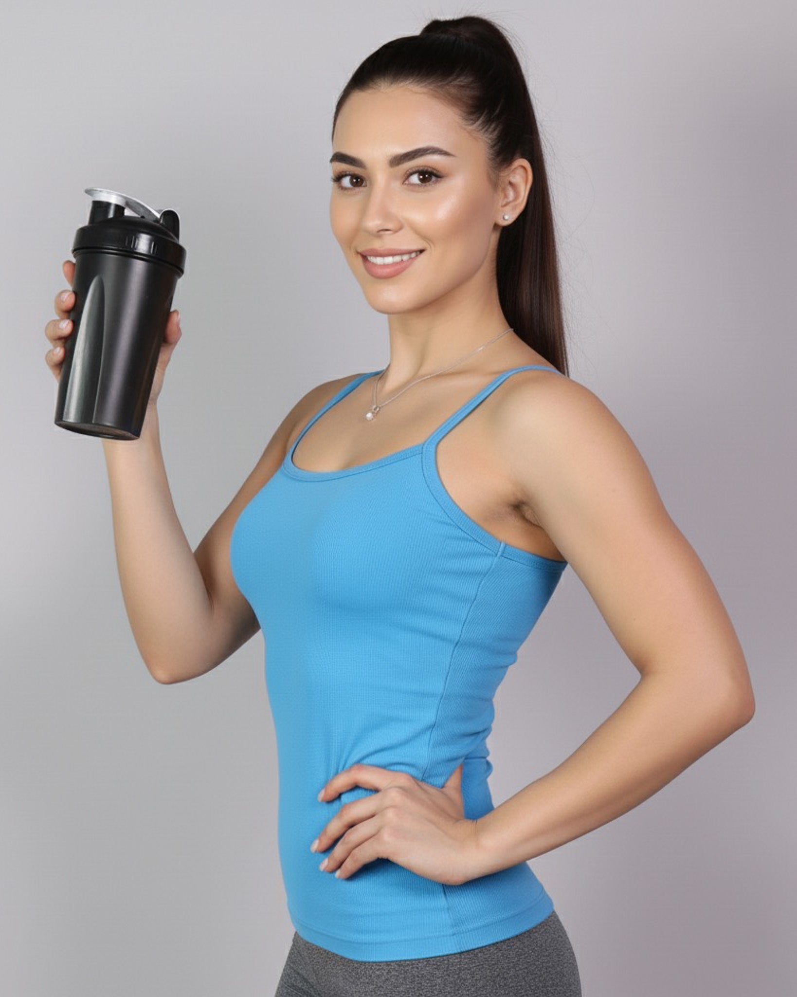 Polera Top De Mujer Sin Mangas Fibra Bambú