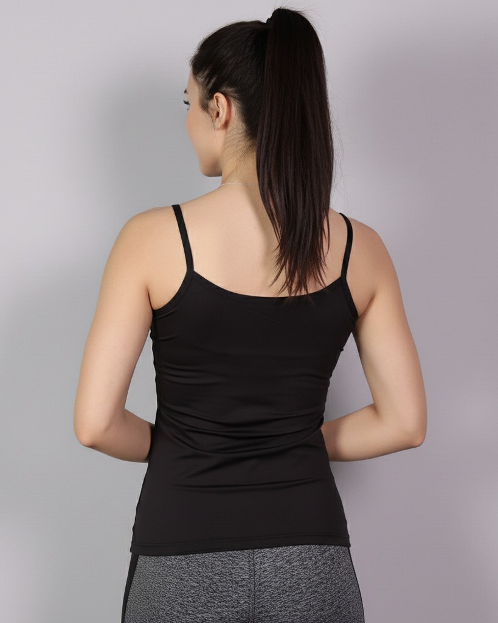 Polera Top De Mujer Sin Mangas Fibra Bambú