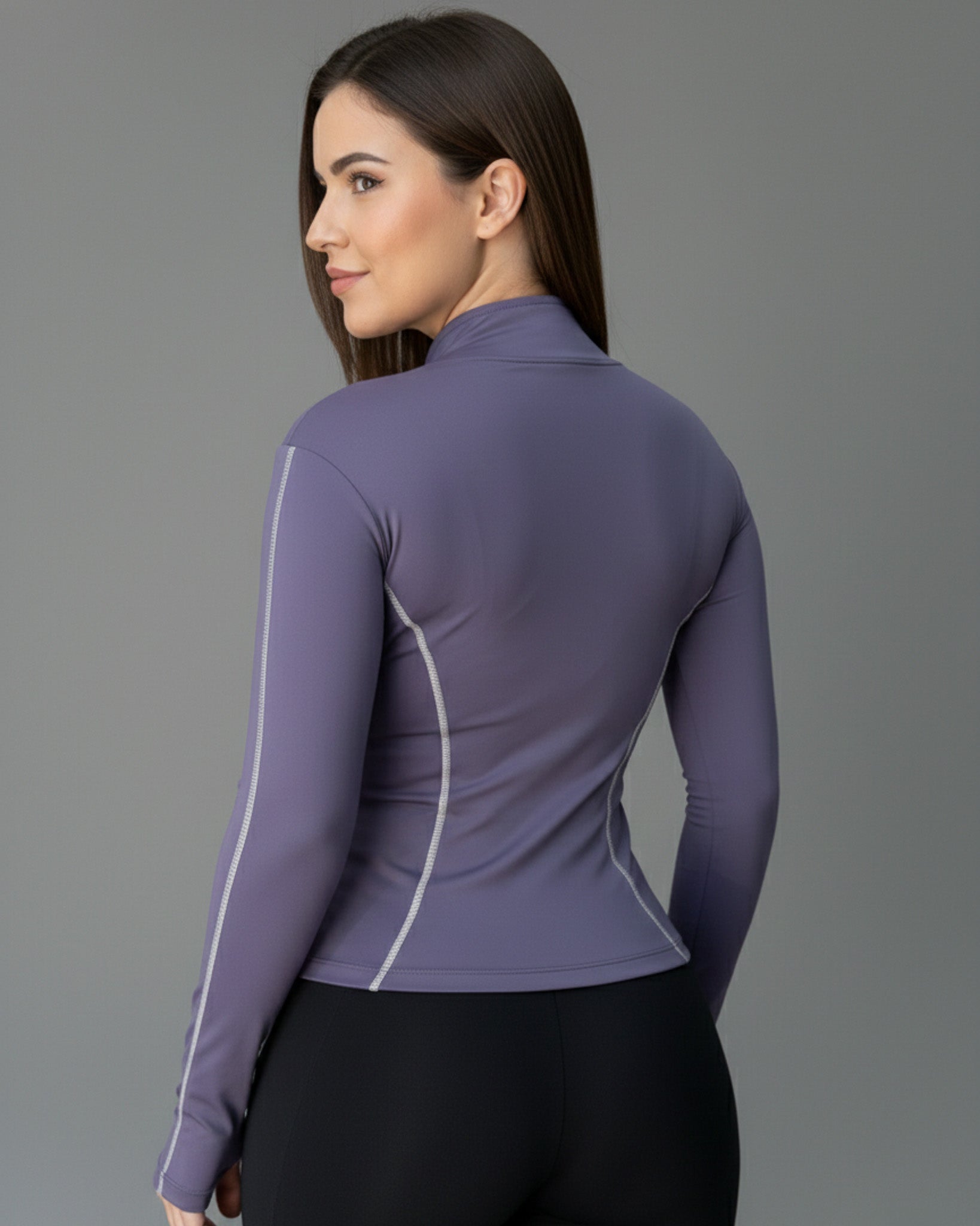 Chaqueta Deportiva Corte Ajustado For Mujer Estiliza - JC059018