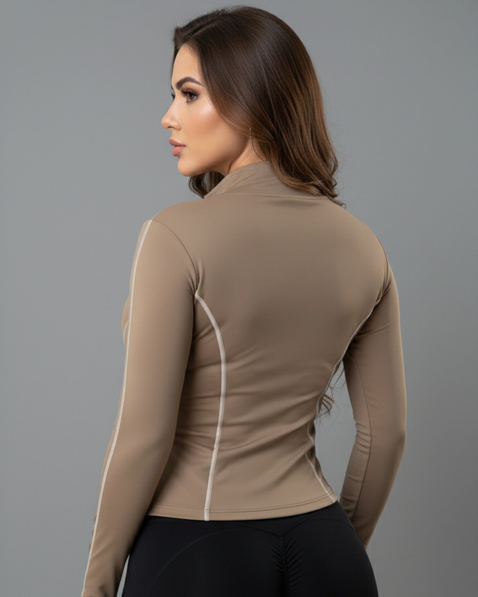 Chaqueta Deportiva Corte Ajustado For Mujer Estiliza - JC059018