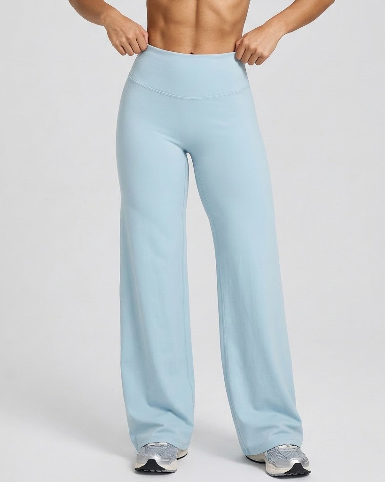 Pantalon Palazzo Baggy Mujer Tiro Alto Calidad Pro -A344