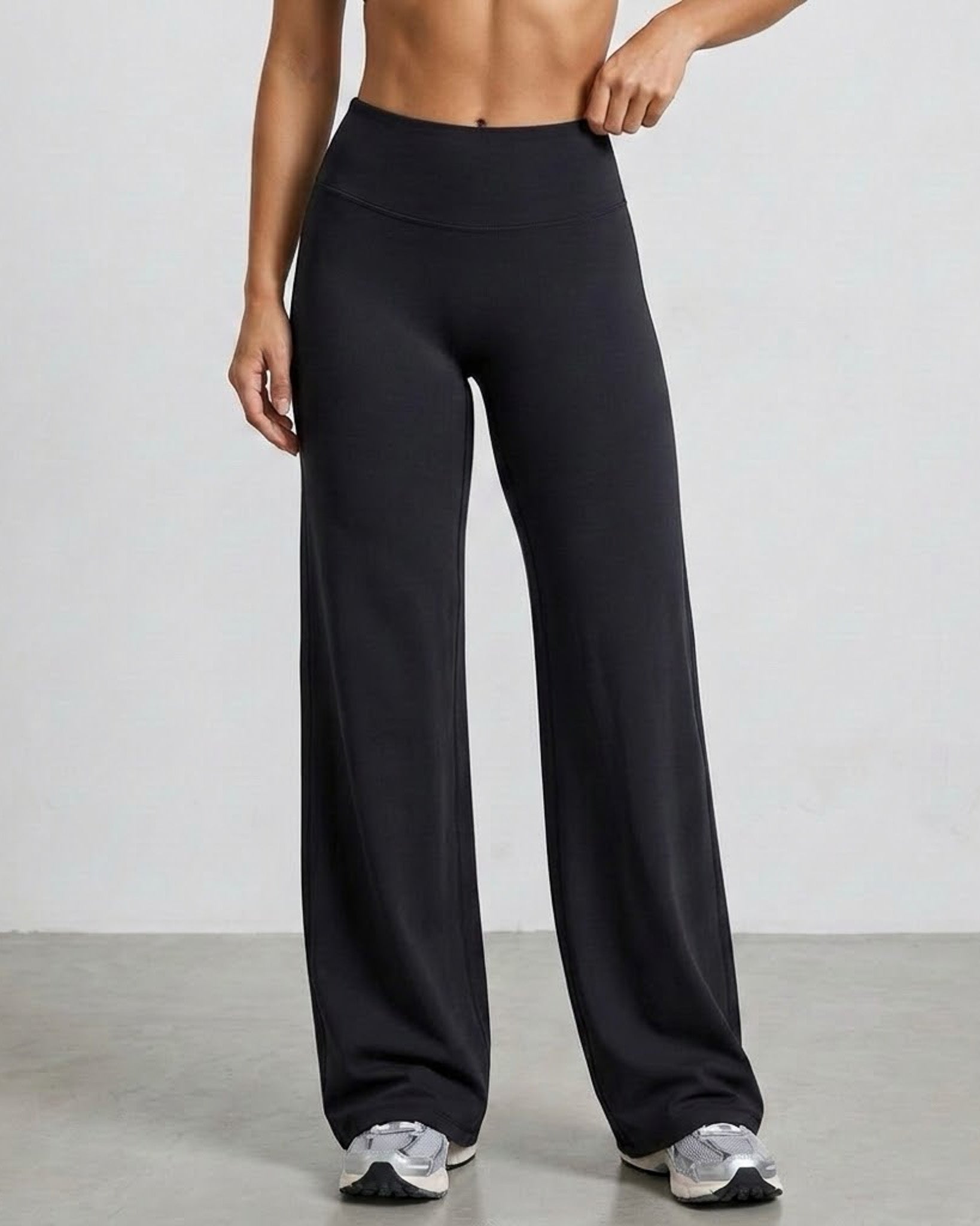 Pantalon Palazzo Baggy Mujer Tiro Alto Calidad Pro -A344