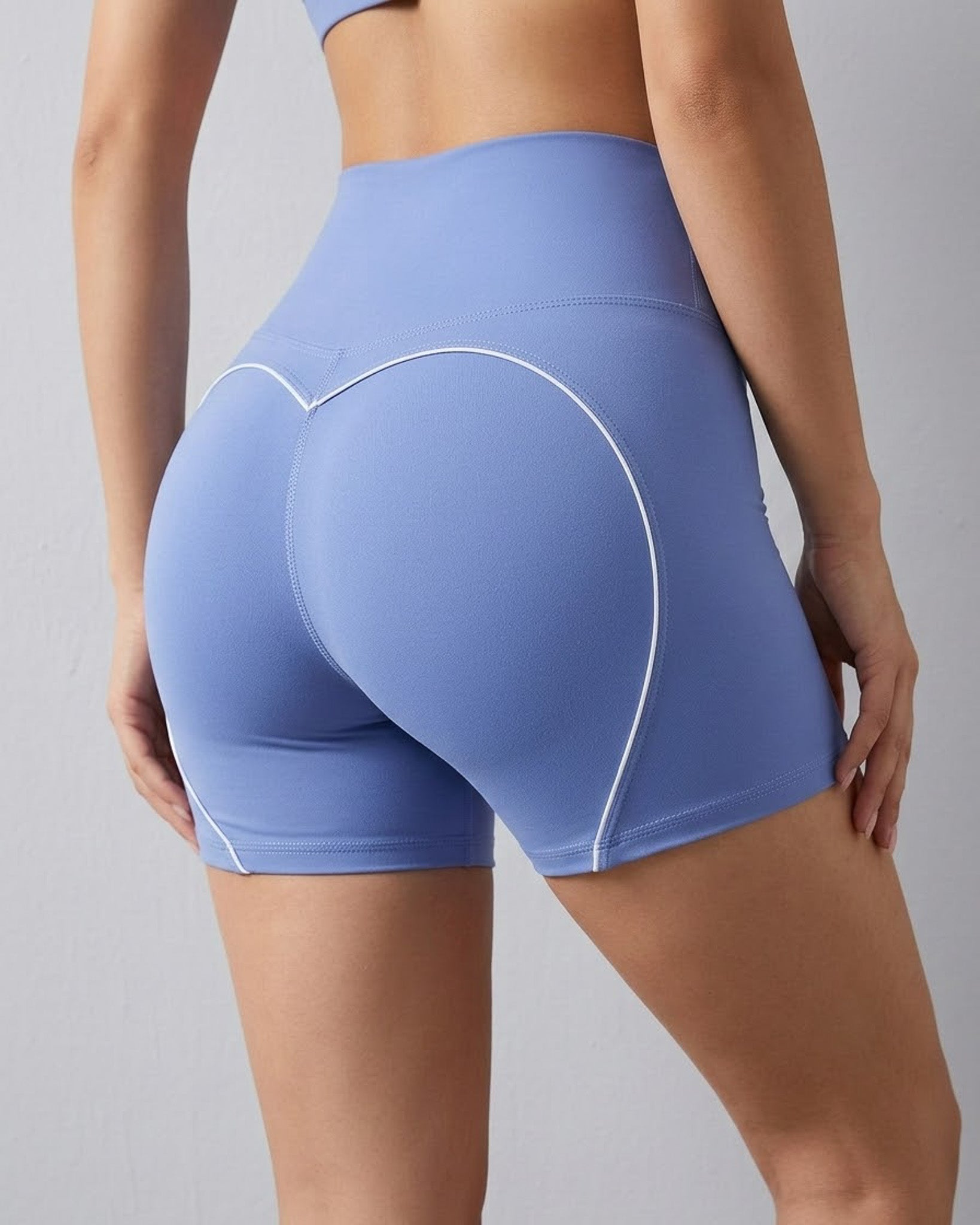 Short Mujer Levanta Cola Con Lineas Blancas Moldeadora Pro - A347