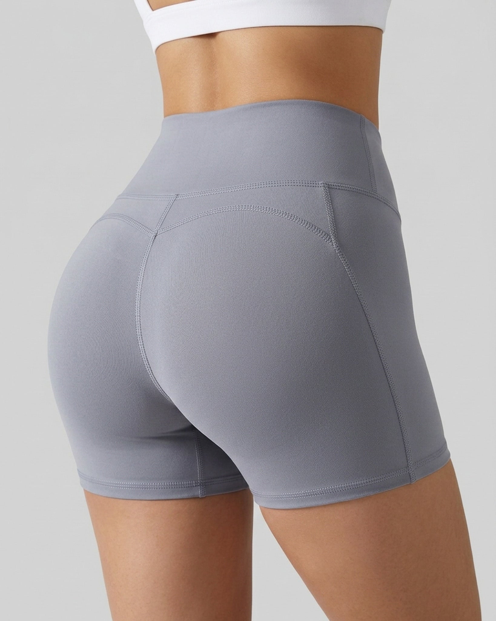 Short Efecto Pum Pum Corazón Realce Extremo y Tiro Alto - A351