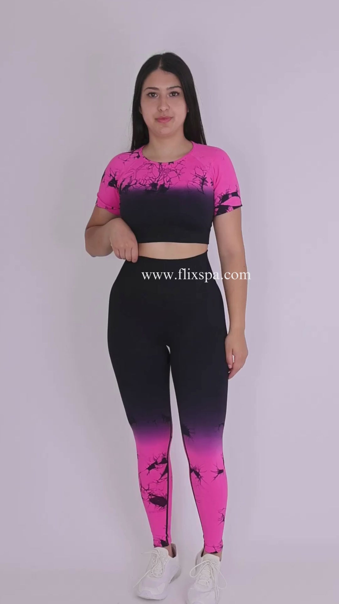 Conjunto Push up Largo Degrade tie dye - YJ166