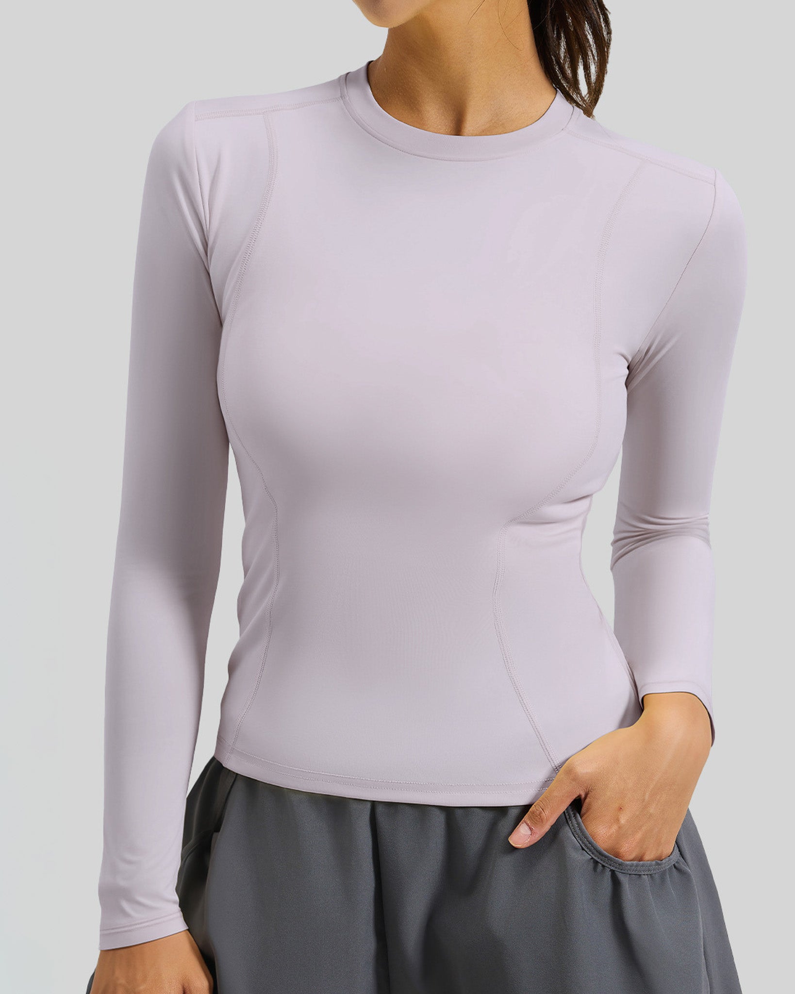 Polera Manga Larga Dry Fit Pro: Calce Slim y Secado Rápido - JYT028