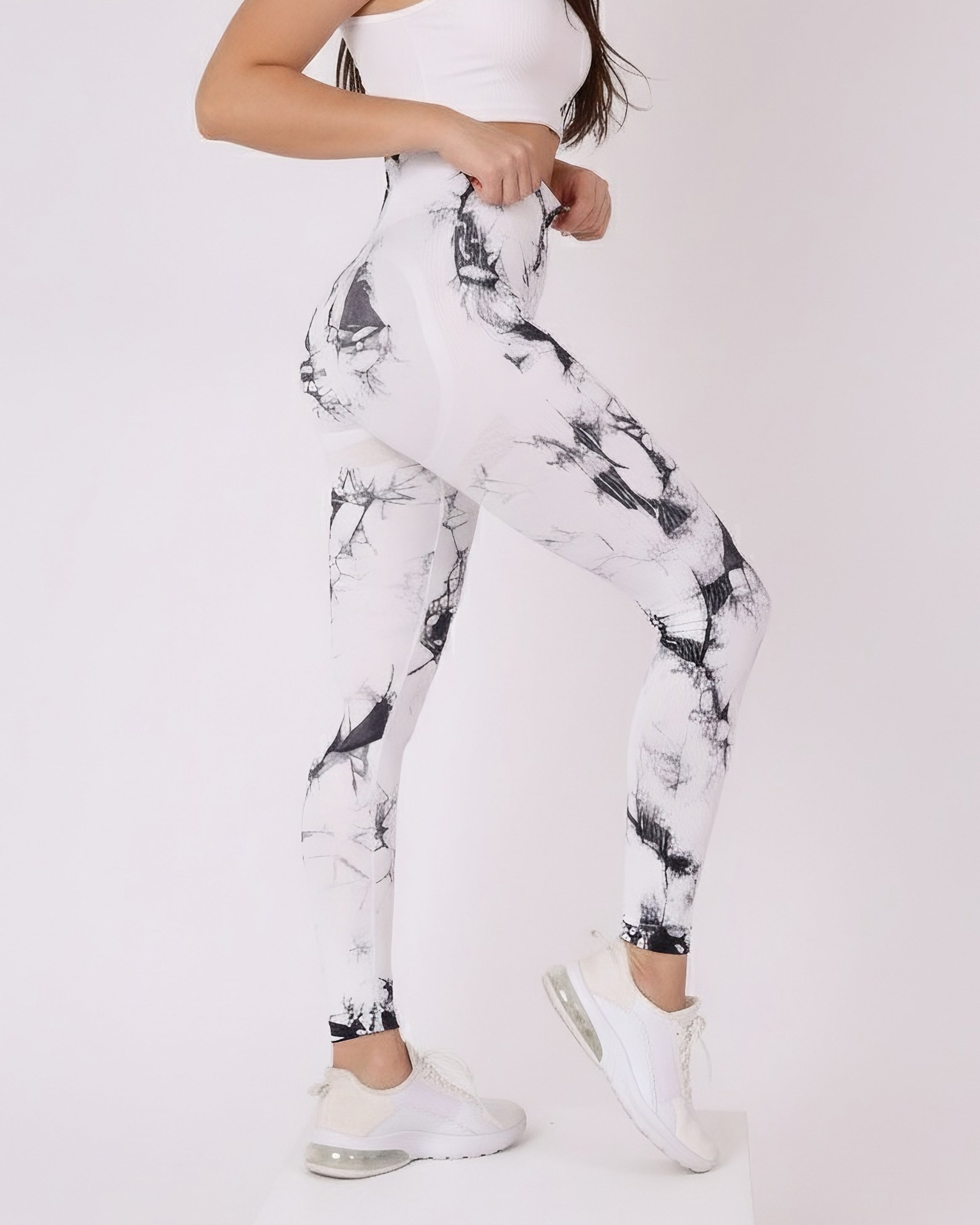 Calza Deportiva Mujer Levanta cola tie dye claro - HY33