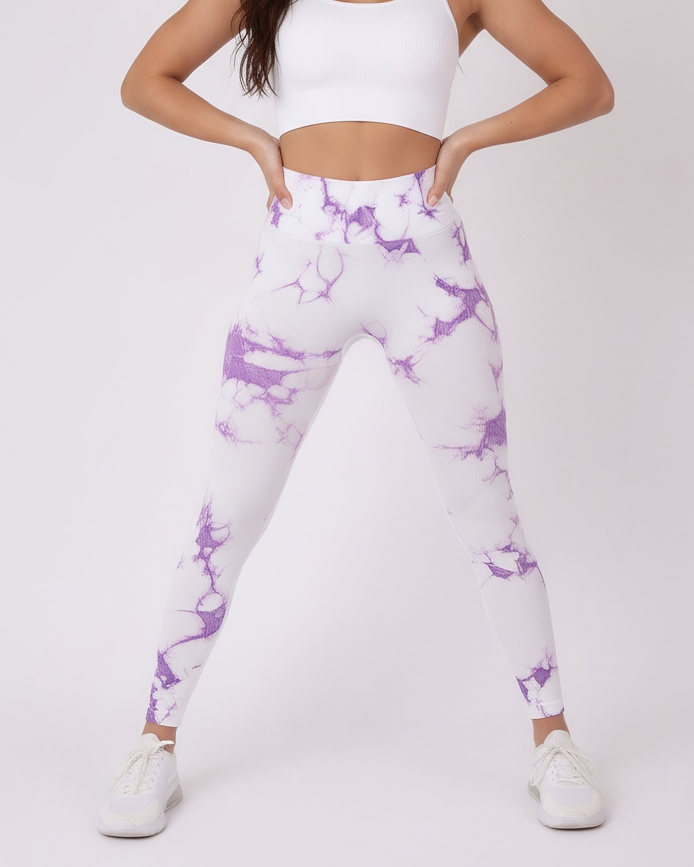Calza Deportiva Mujer Levanta cola tie dye claro - HY33