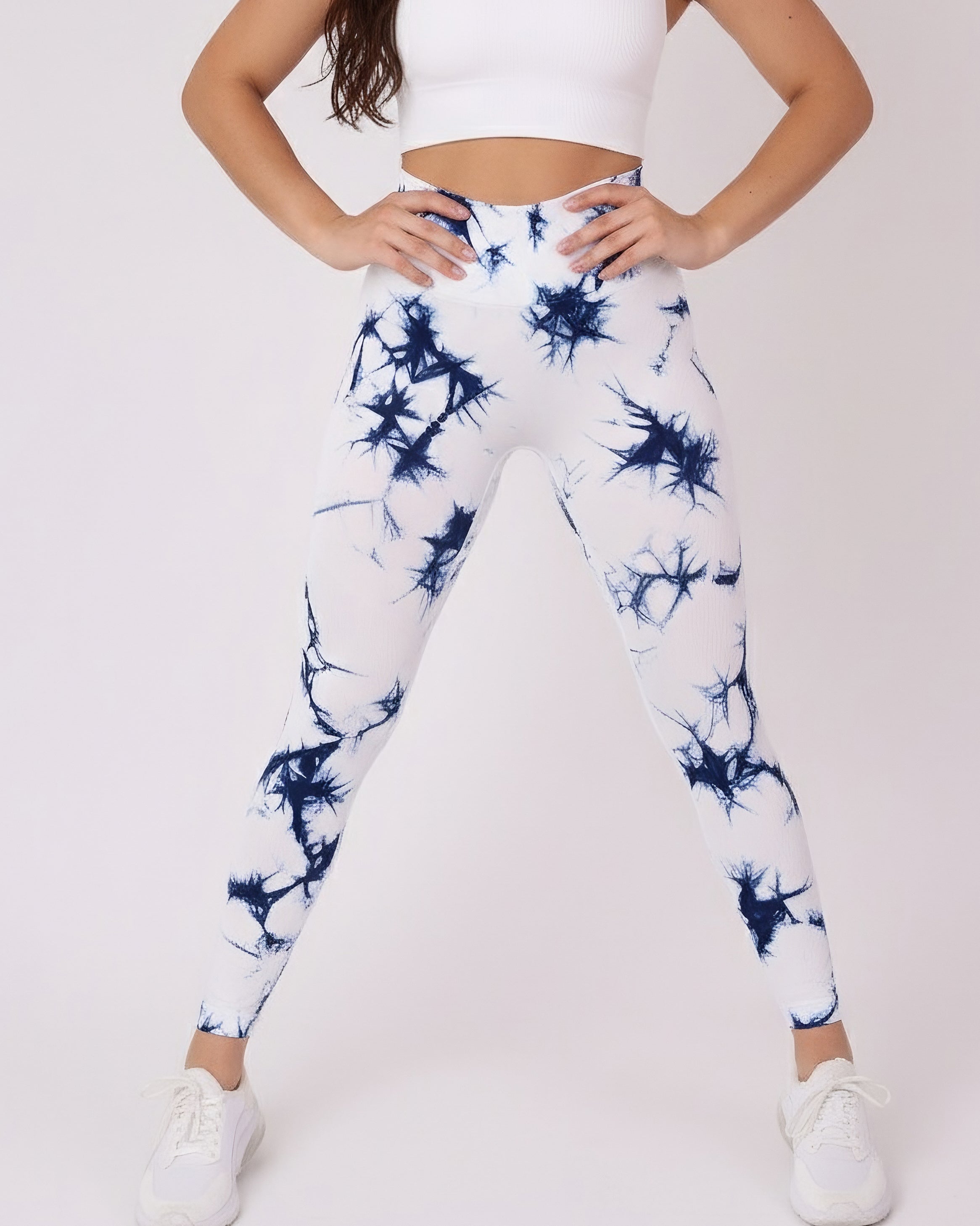 Calza Deportiva Mujer Levanta cola tie dye claro - HY33