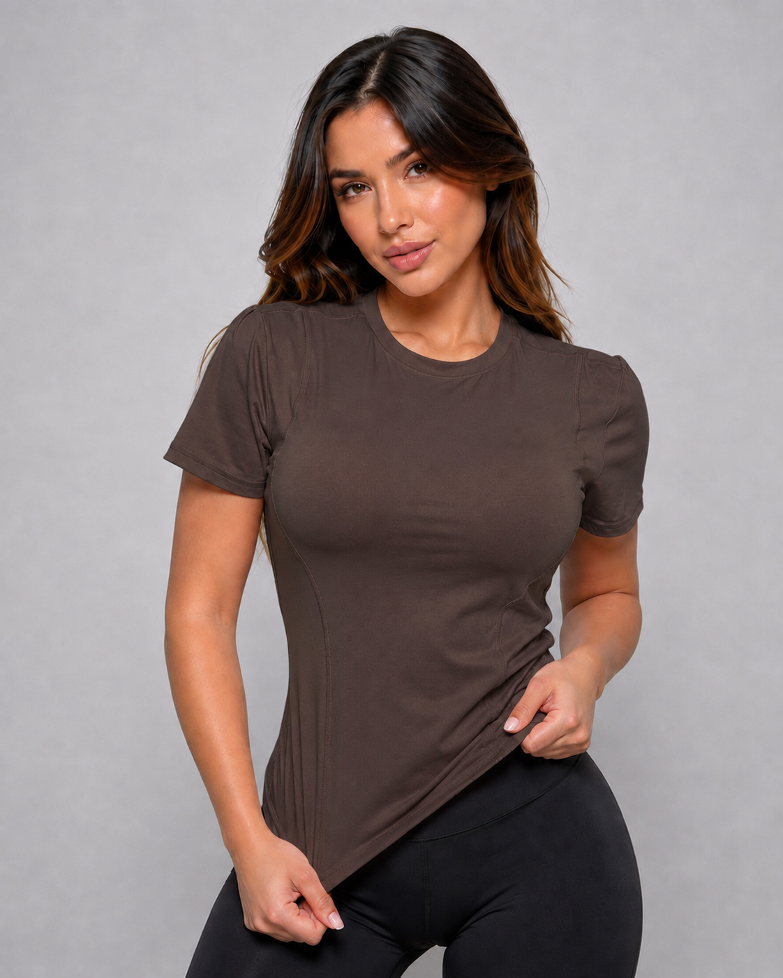 Polera Deportiva Mujer Ajustada Elasticada Gym Fitness - JYT056