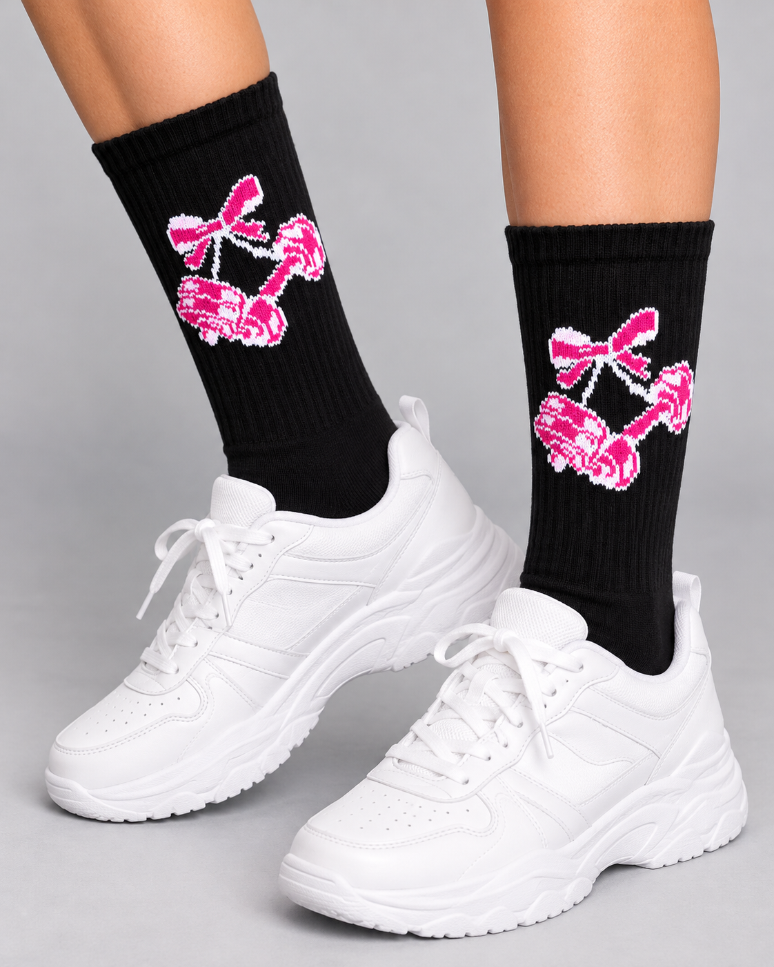 Calcetines Deportivos Pink Dumbbells - MD63