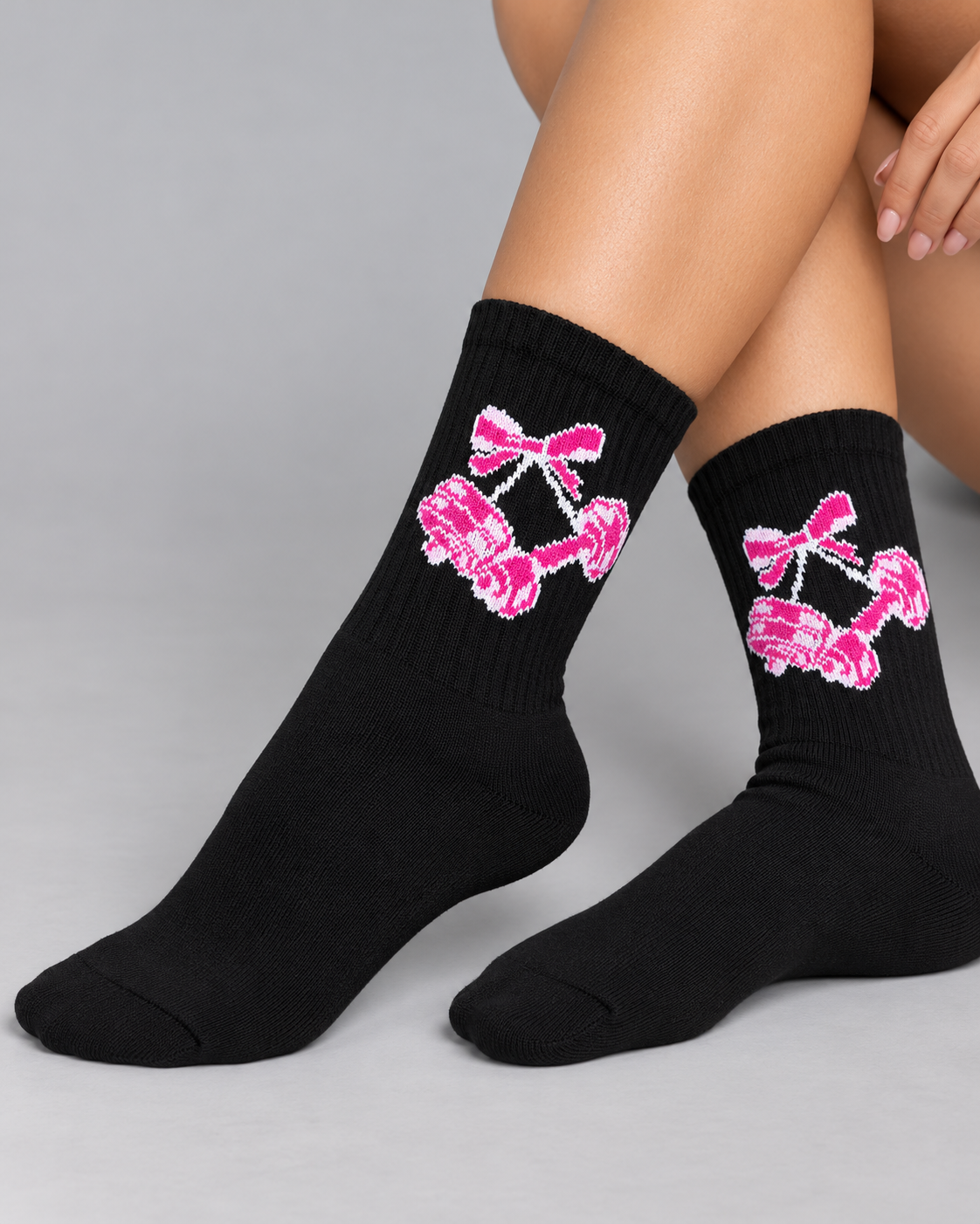 Calcetines Deportivos Pink Dumbbells - MD63