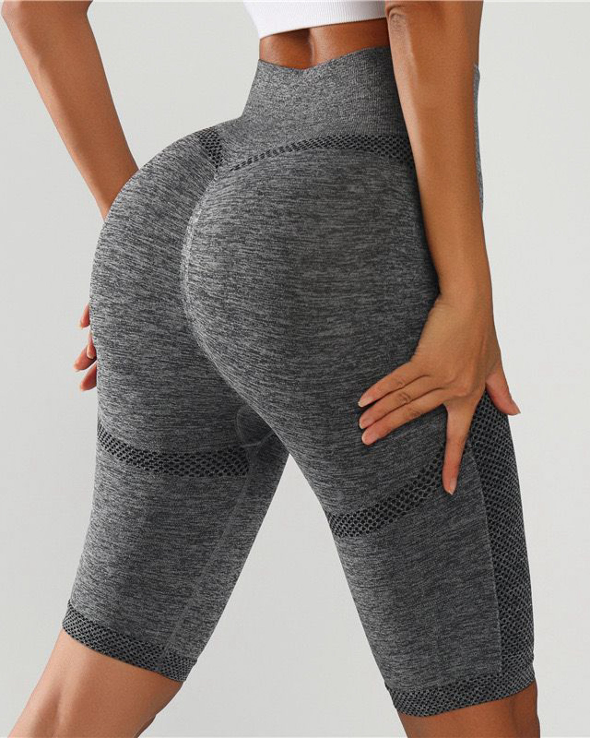 Biker Levanta cola Push Up Jaspeado