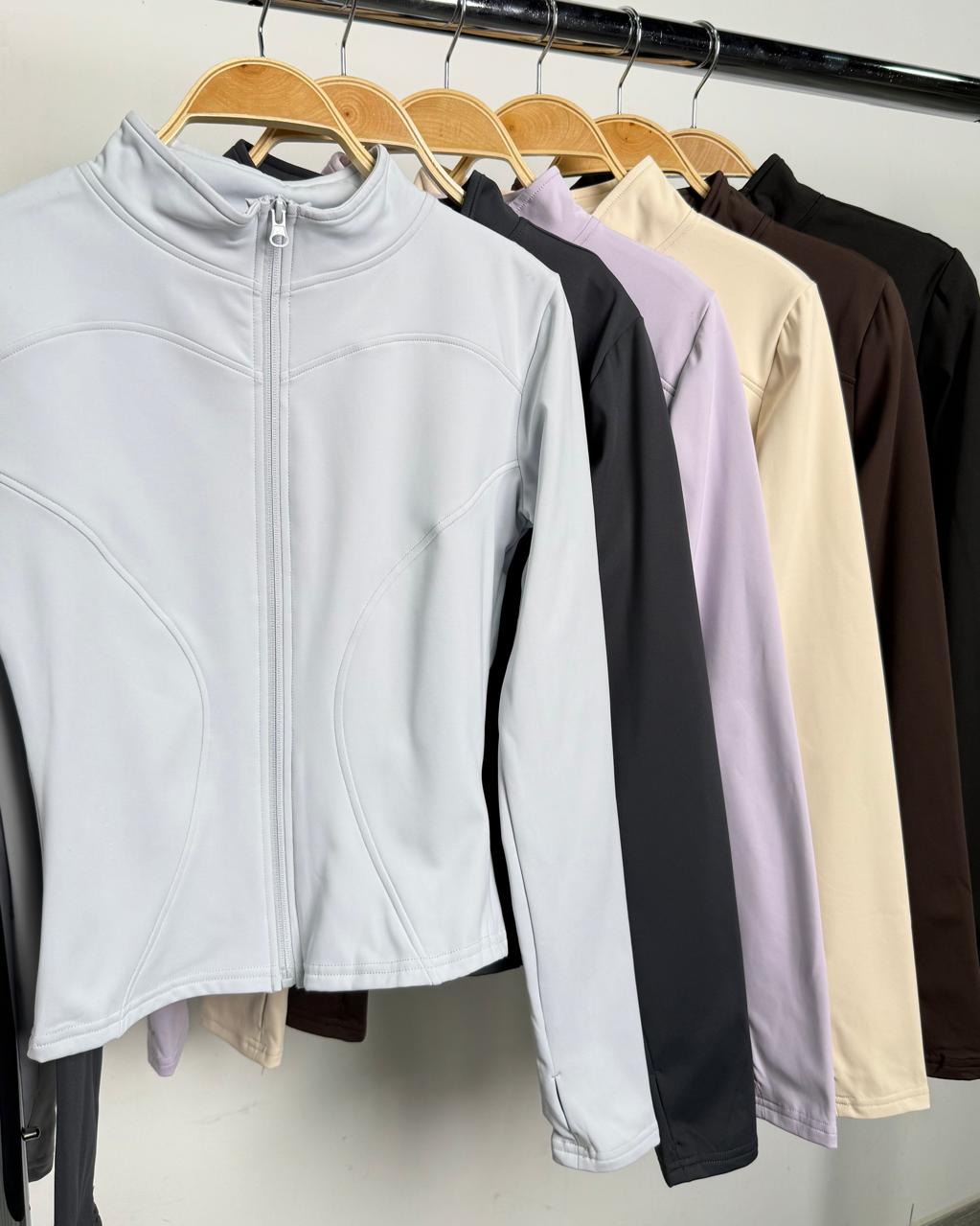 Chaqueta Polar Deportiva Térmica Modeladora Pasadedo Mujer - JYT046