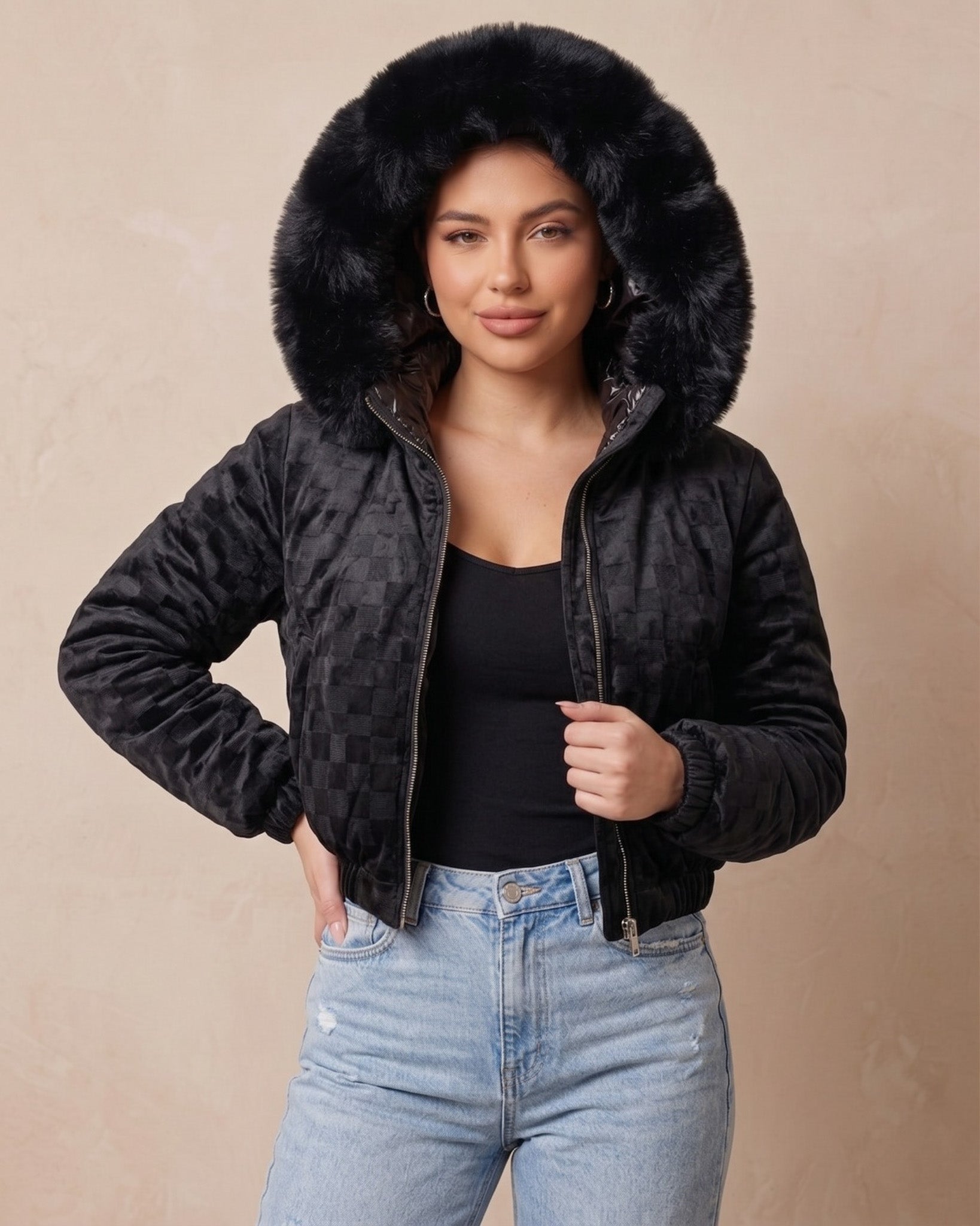 Puffer Urban Reversible Premium Máximo Abrigo Black - EBS5118
