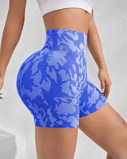 Short Deportivo Mujer Animal Print Moda Levanta Cola Push Up - YY362