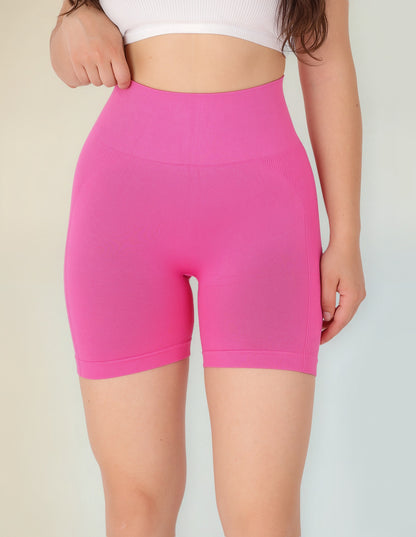 Short Mujer Doble Push Up Unicolor Liso -  Hy20